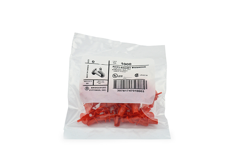 Bridgeport 1000 No-0 Anti-Short Bushing, Bag of 50 - NSI Industries