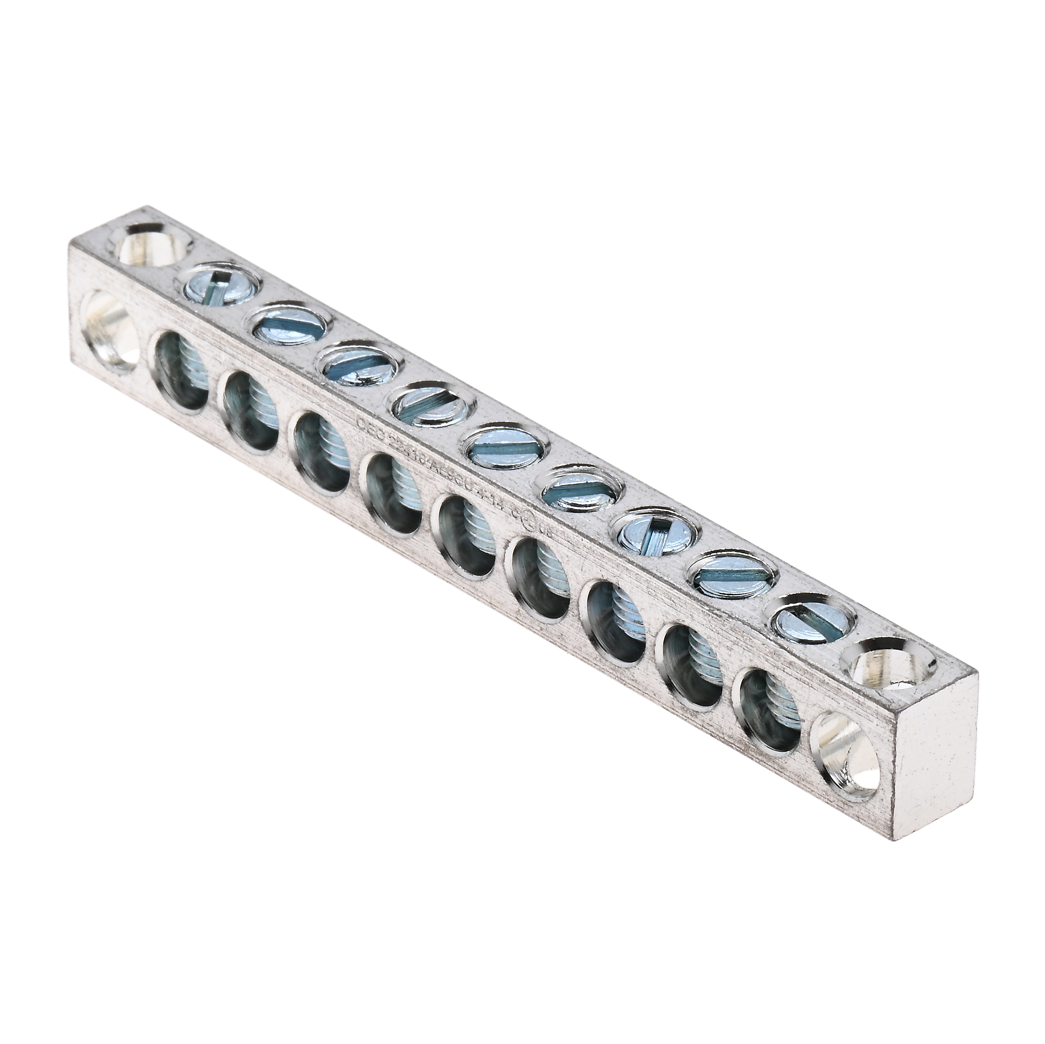 Polaris 4-14-11111 Aluminum Multiple Connector, 4-14 Awg, 11 Holes