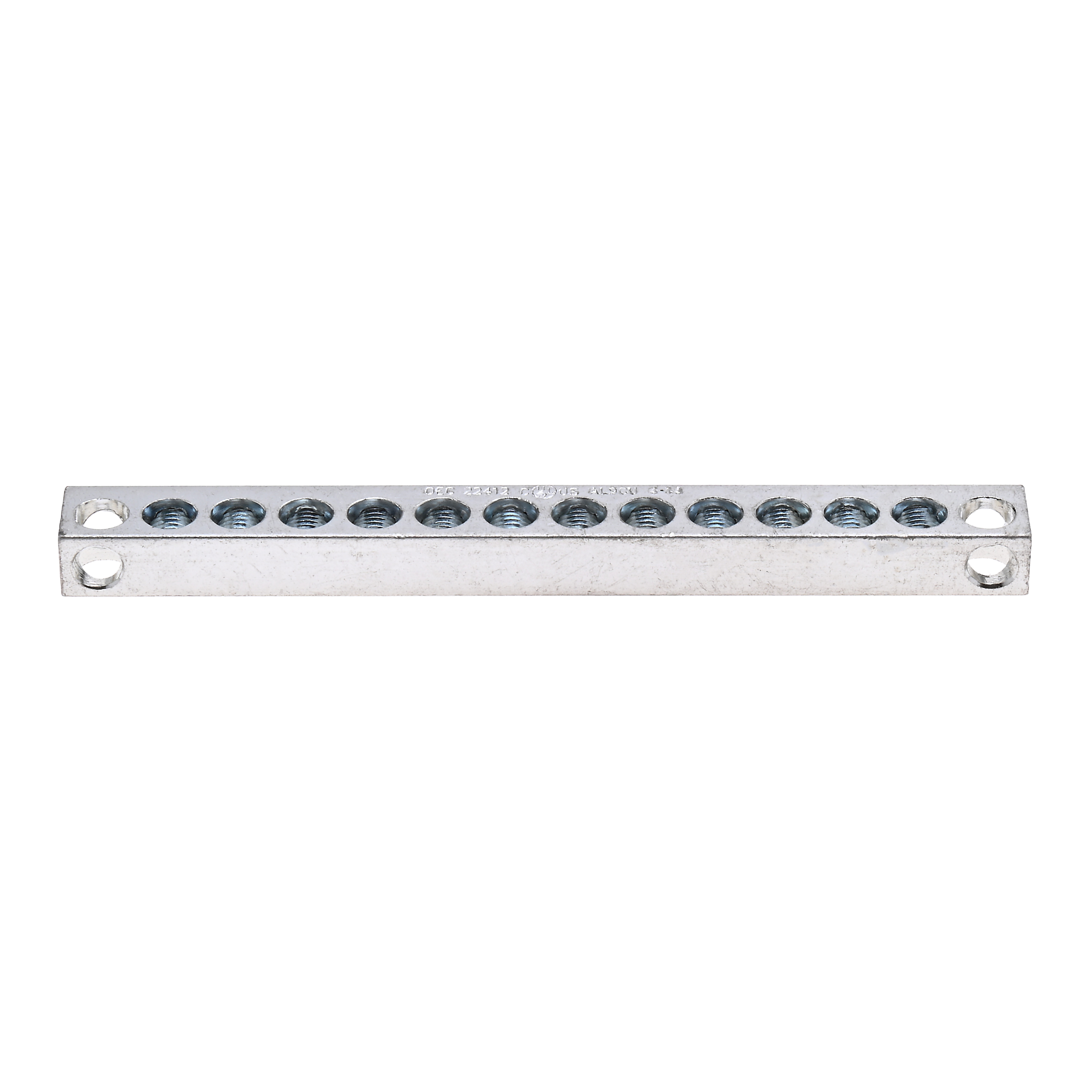 Polaris 4-14-14114 Aluminum Multiple Connector, 4-14 Awg, 14 Holes