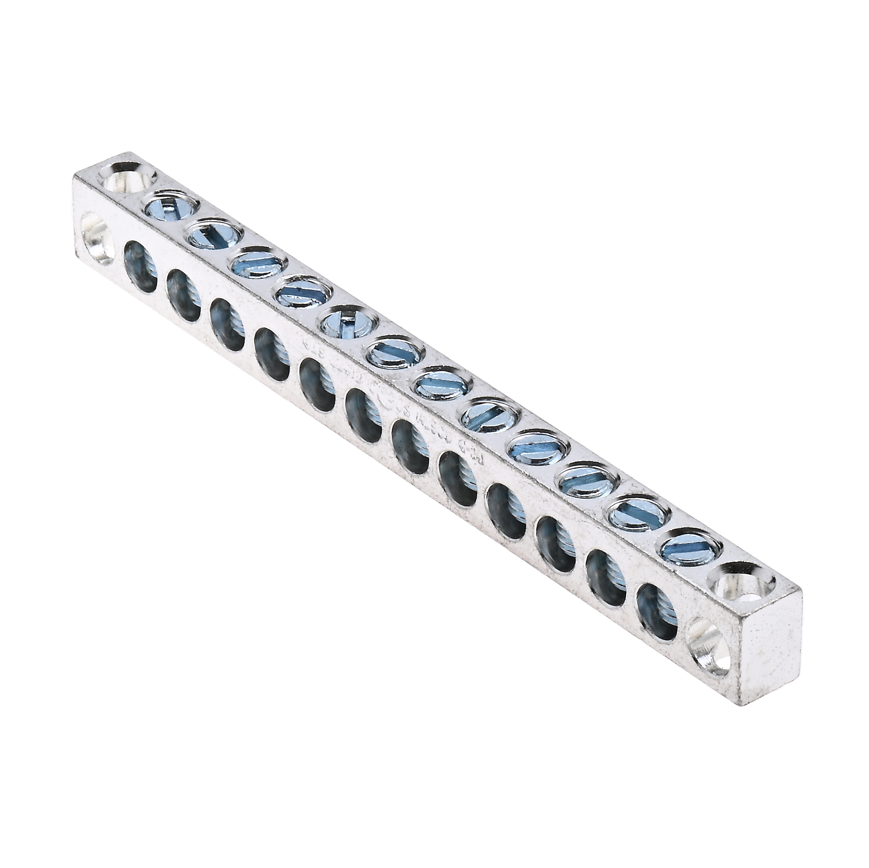 Polaris 4-14-14114 Aluminum Multiple Connector, 4-14 Awg, 14 Holes