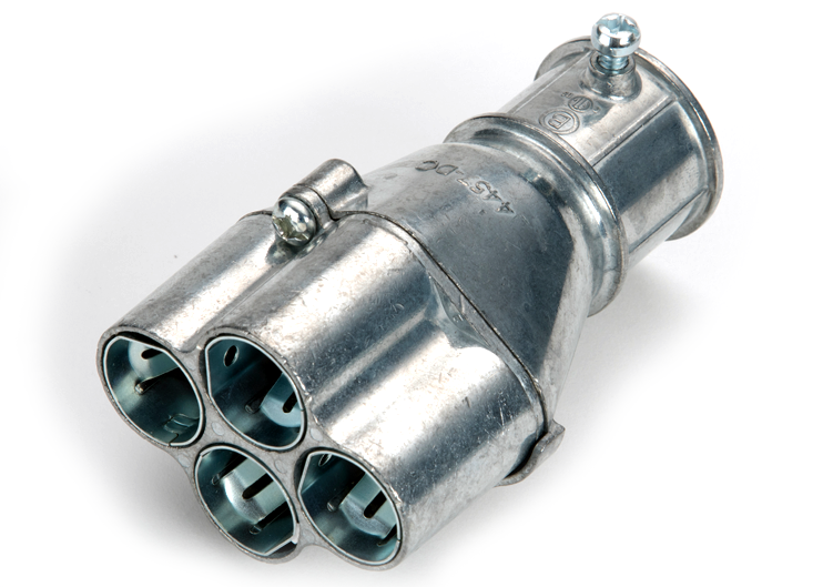Bridgeport 4457-DC 1 IN X4 Trans Emt/Cable Cplg, Box of 5 - NSI