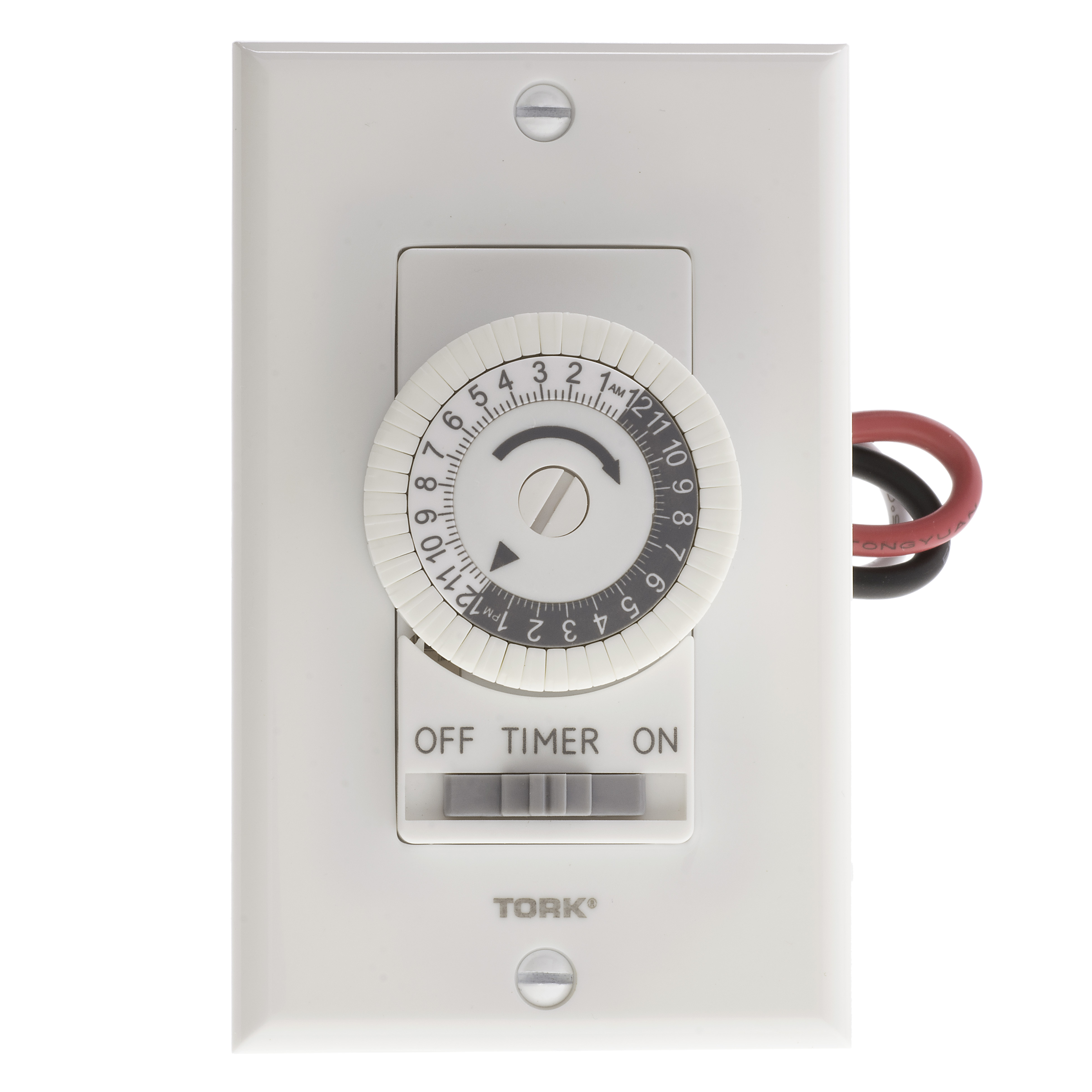 TORK 701B 24 Hour Wall Switch Timer Single Gang 20A 125V White 30