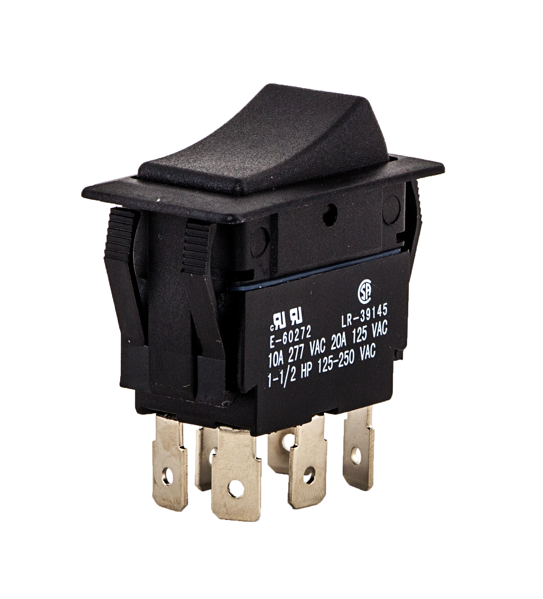 NSI 77040RQ Rocker Switch Maintained On/On Dpdt - NSI Industries