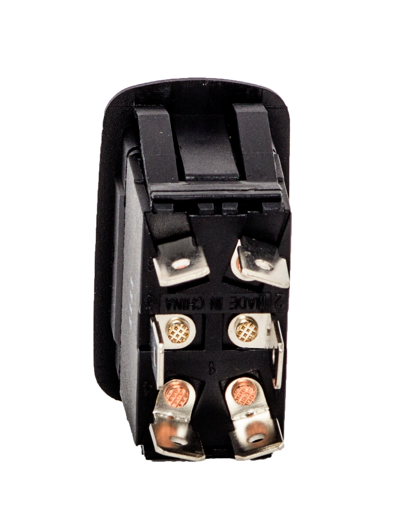 NSI 77130RQ Rocker Switch Momentary Contact DPDT 15 Amps On-Off-On