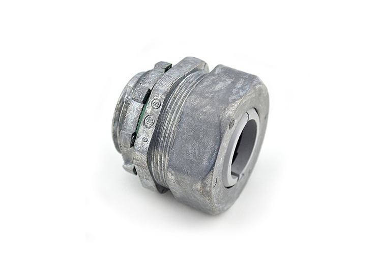 Cord Grip Connector, 1 NPT, Cable Range 0.875 - 1.000, Zinc for