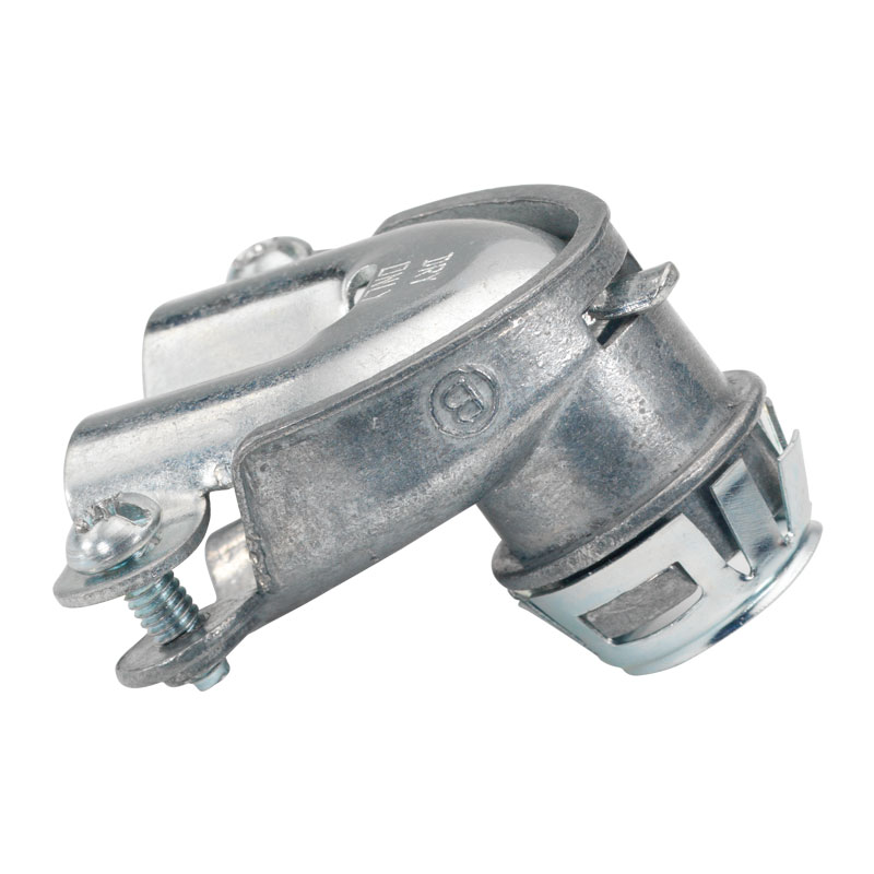 Bridgeport 84690SP 3/8 IN Duplex 90 Deg Conn. Snap, Box of 25