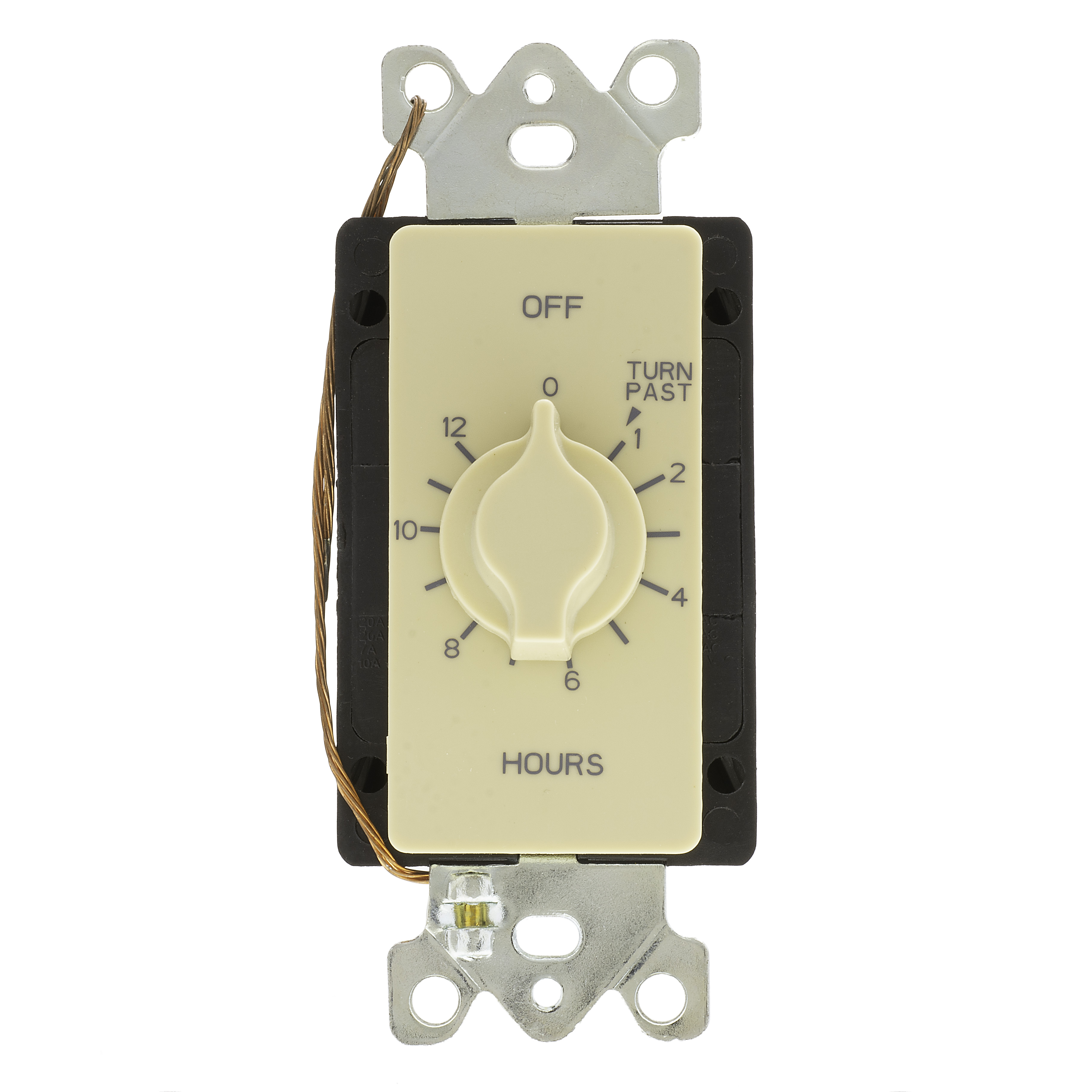 TORK A512H 12 Hour Spring Wound Twist Timer 125-277V Spdt Ivory