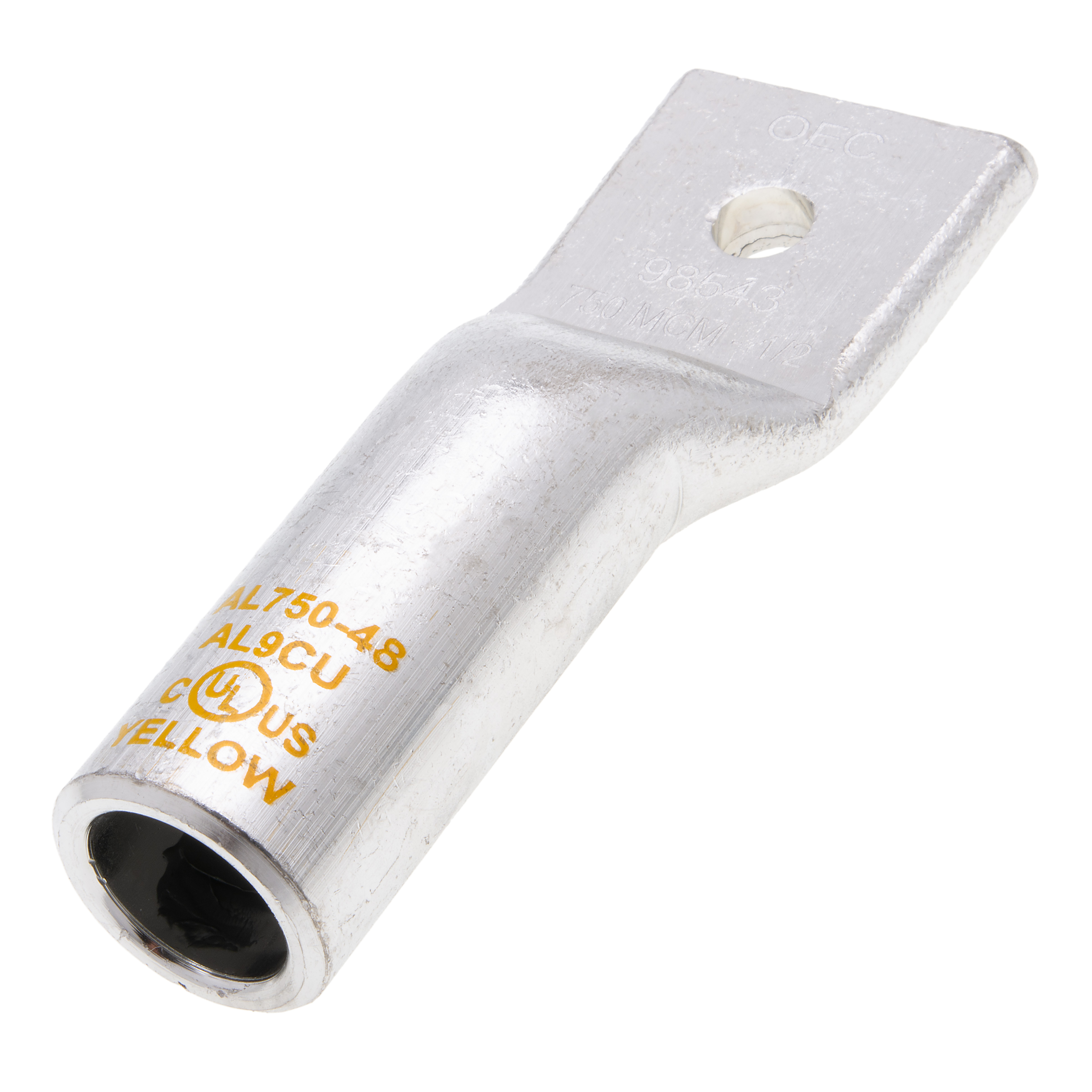 Polaris AL750-48 750 Mcm Alum Compression Lug, 1/2 Bolt Size (Al