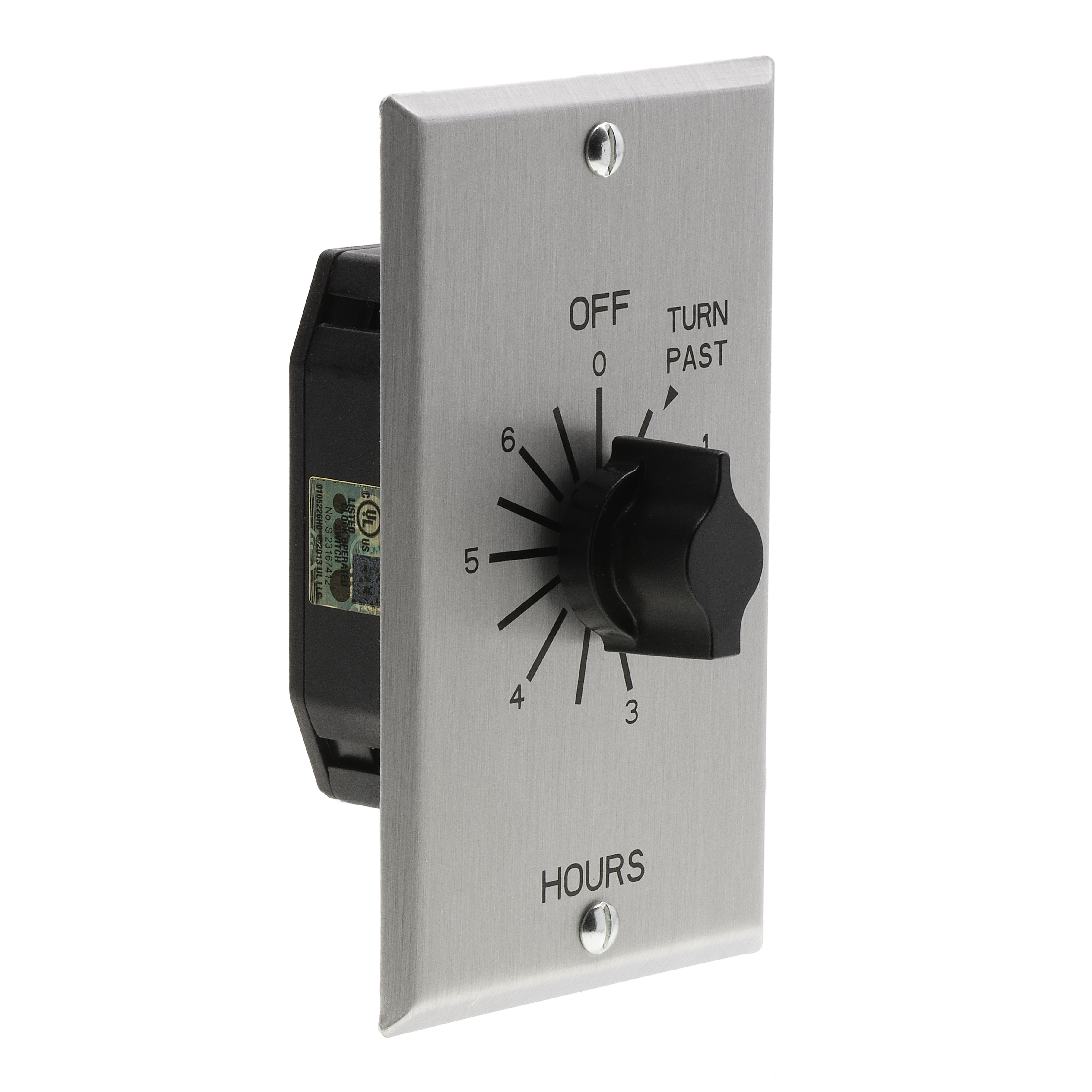 TORK C506H 6 Hour Spring Wound Twist Timer 125-277V Spdt Metal