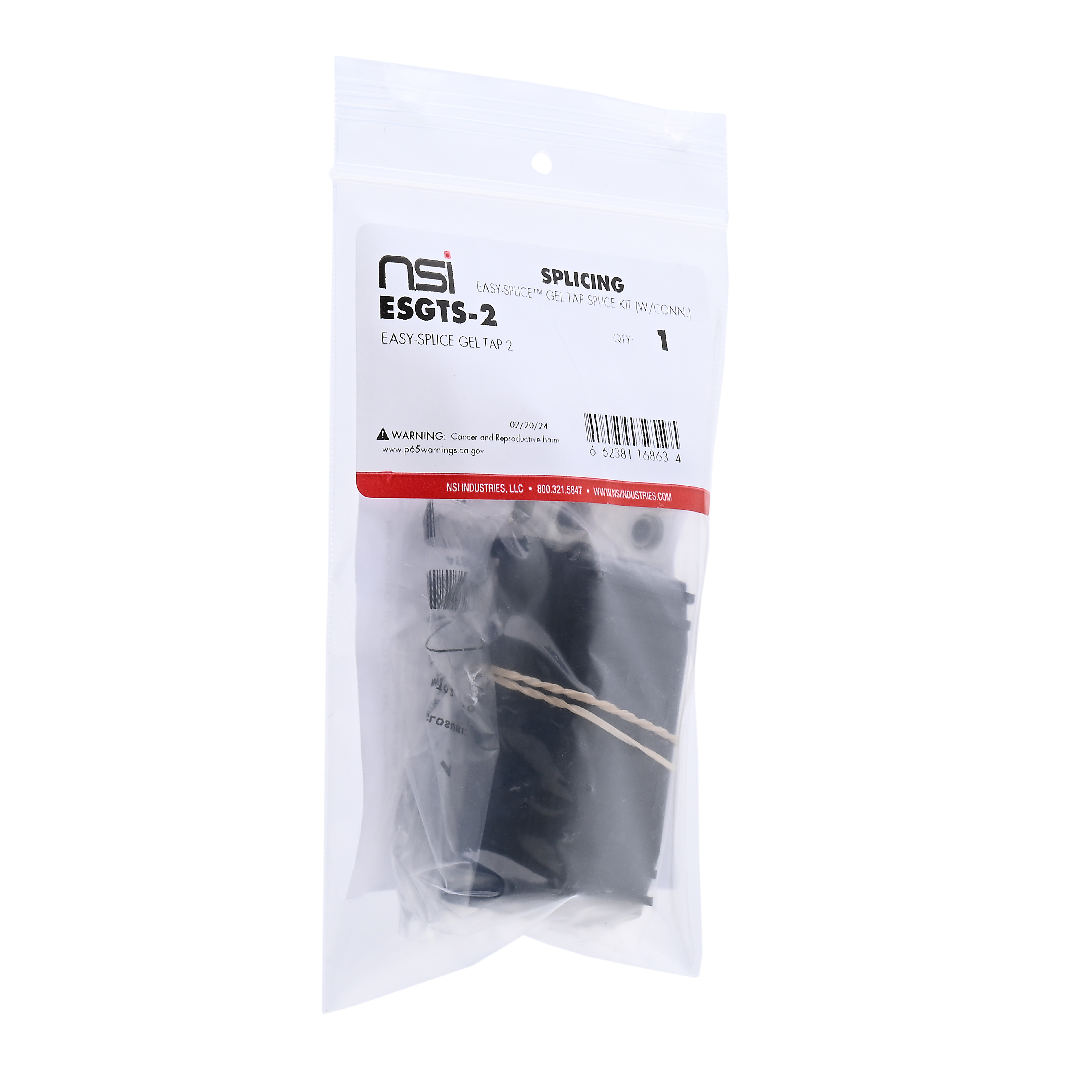 Polaris ESGTS-2 Gel Tap Splice Kit W Connector 14 - 2 Awg - NSI