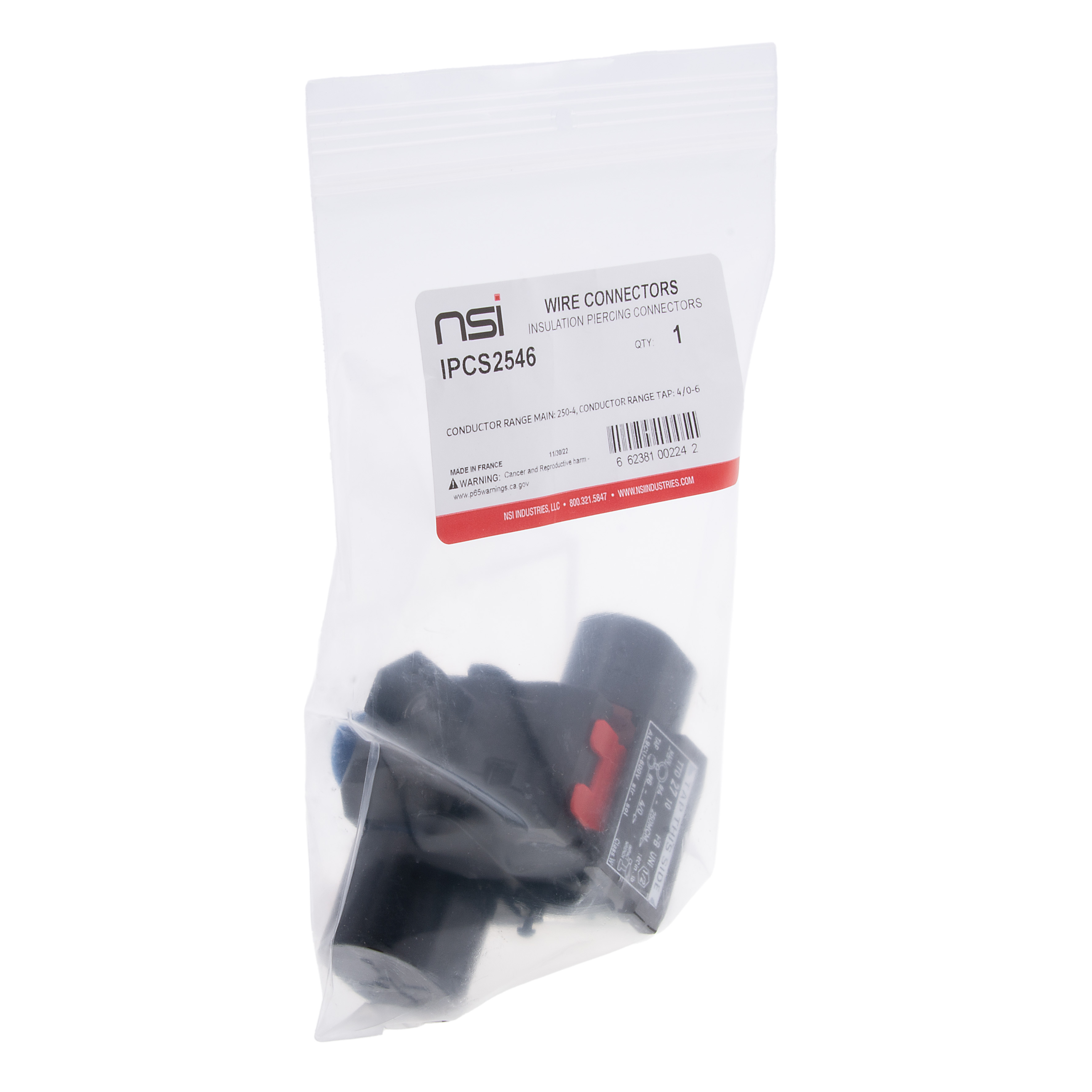 Polaris IPCS2546 Insulation Piercing Conn Main 250-4 - NSI Industries