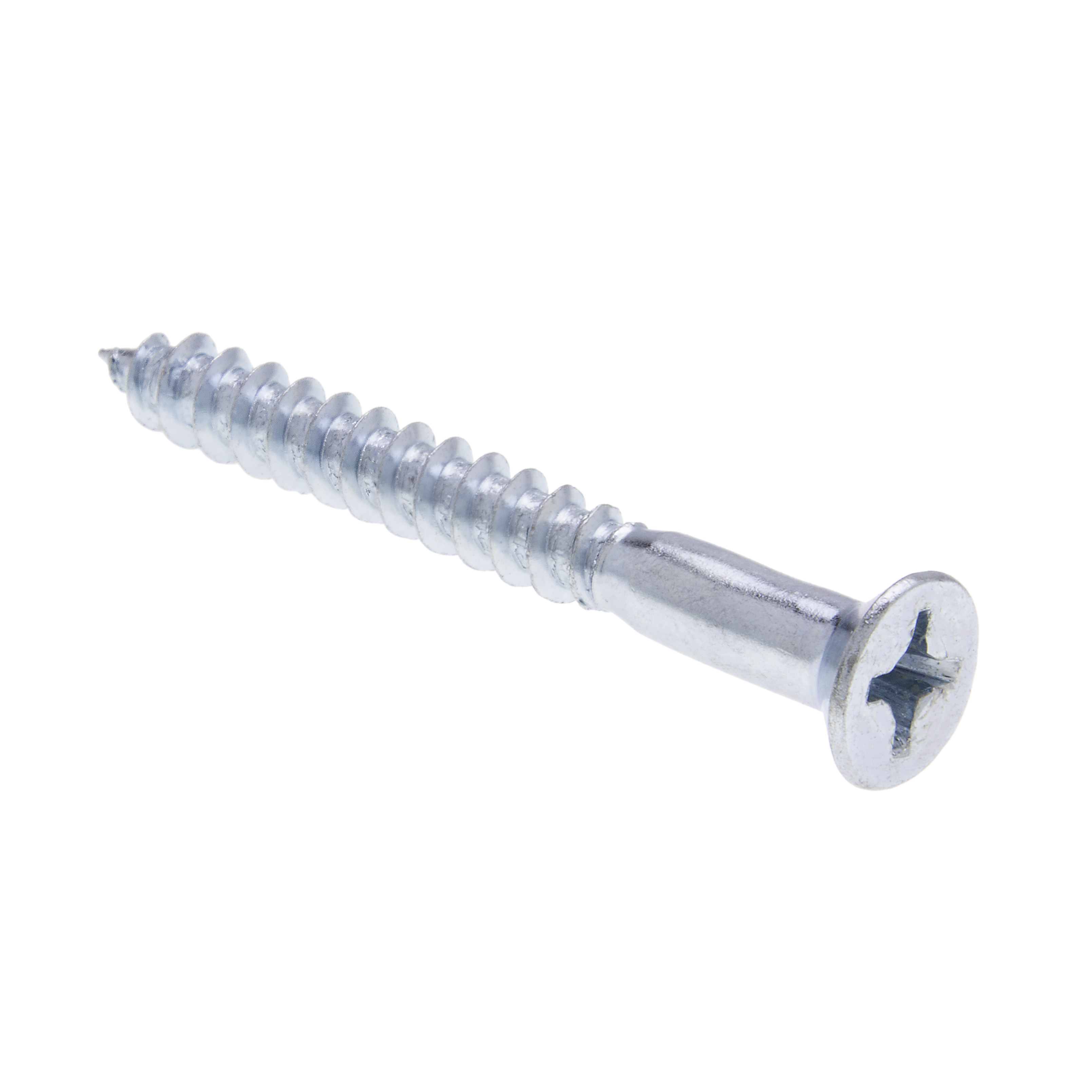 Metallics JFWP12 Screws 6 X 1-1/4 Fh Ph WS St-zn (Jar 100) - NSI