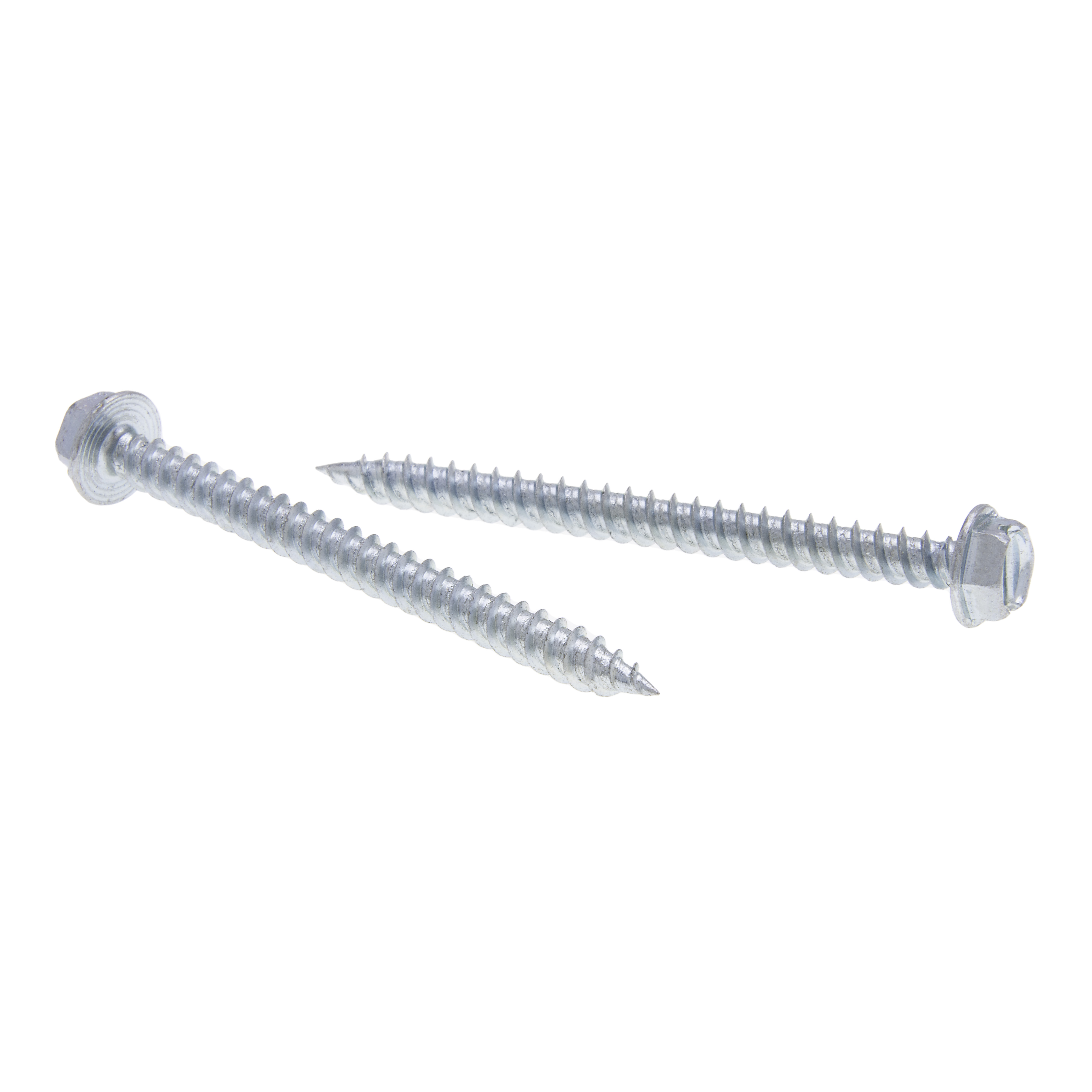Metallics QK19M Screws 8 X 2 Hx 1/4Hd Sl S-Pt TS St-zn (Box 1000