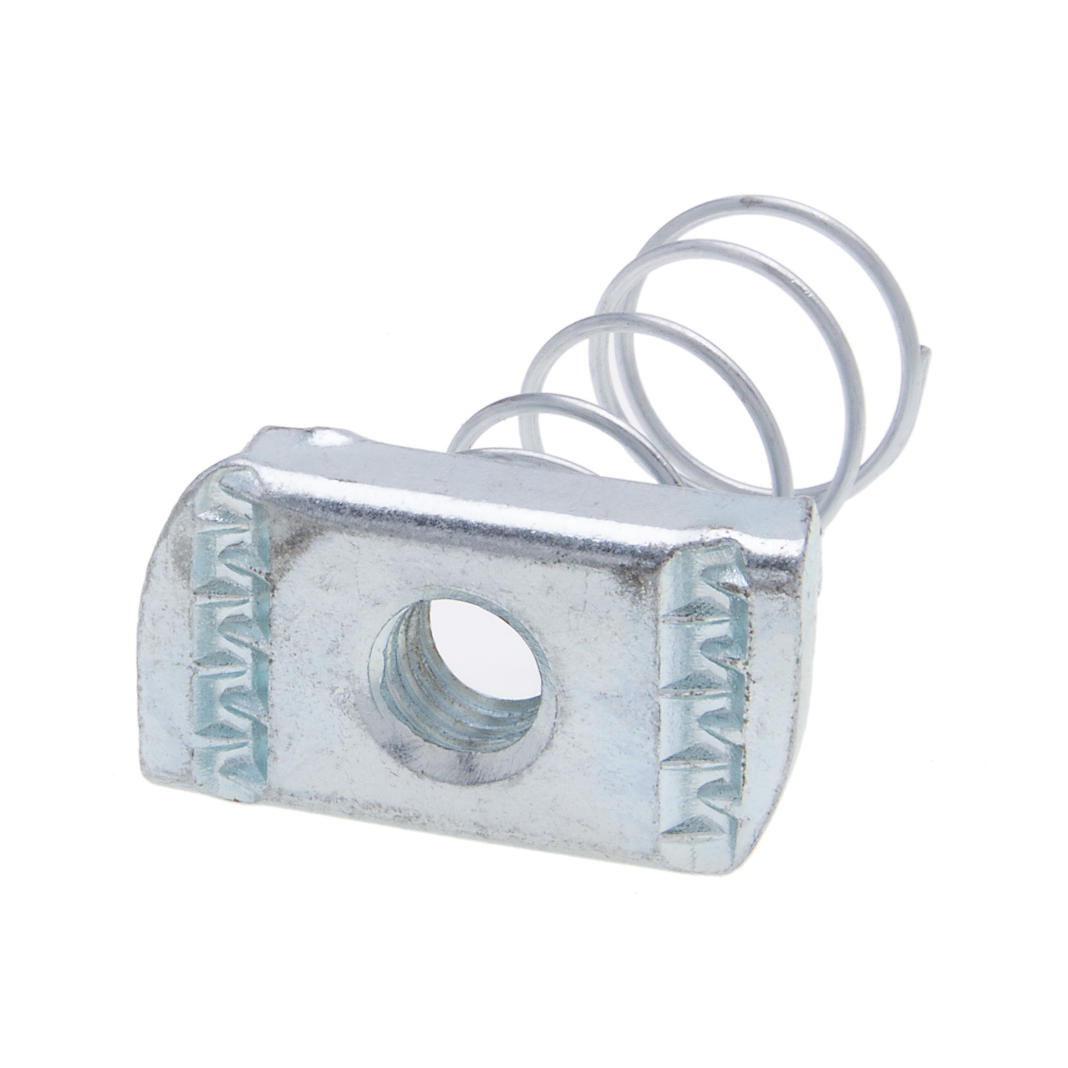 Metallics MSNR1420D Nuts 1 4 20 Spring Nut St zn Box 100 NSI Industries