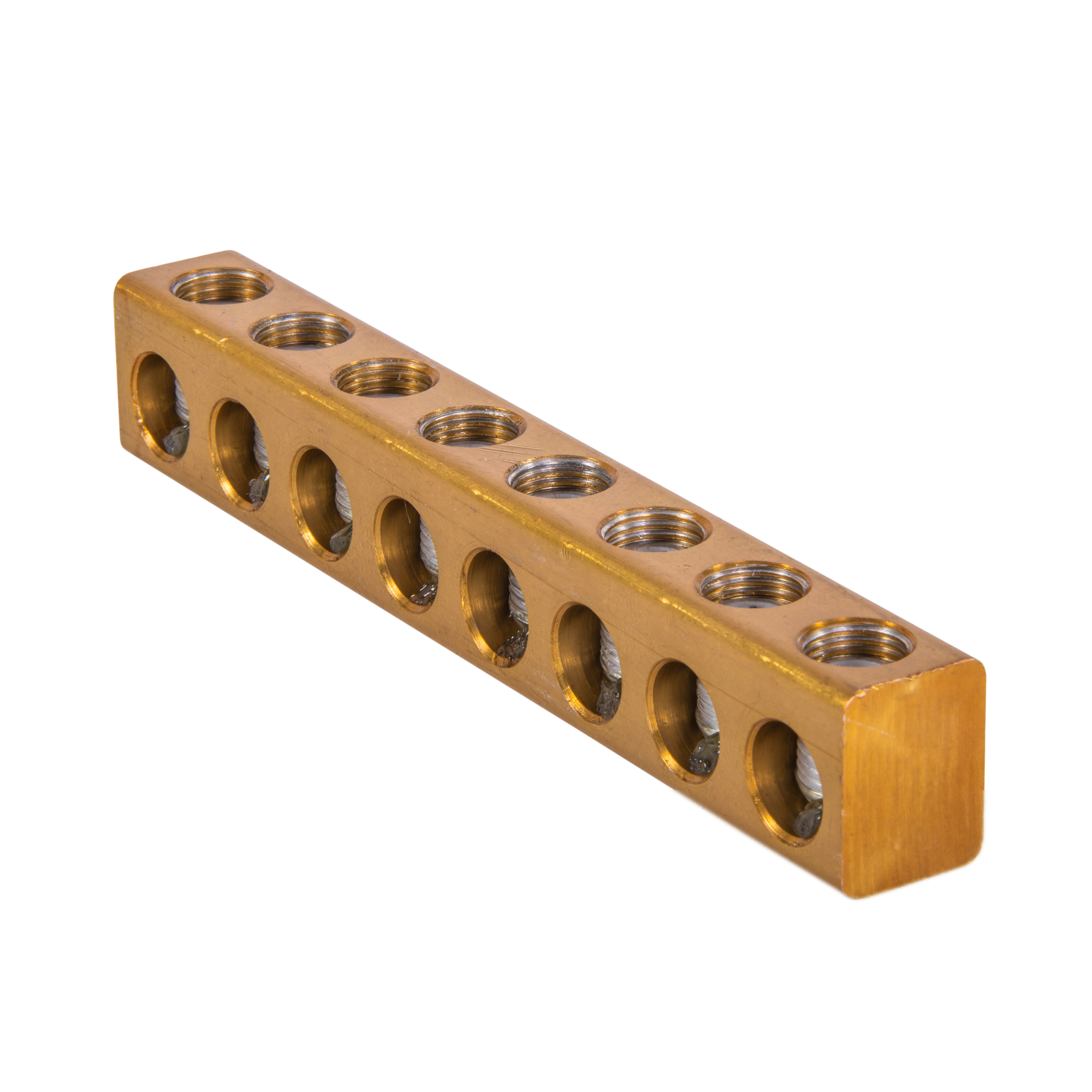 Polaris PL250-8 250 Mcm - 6 Awg Uninsulated Multi-Tap Con 8 Ports