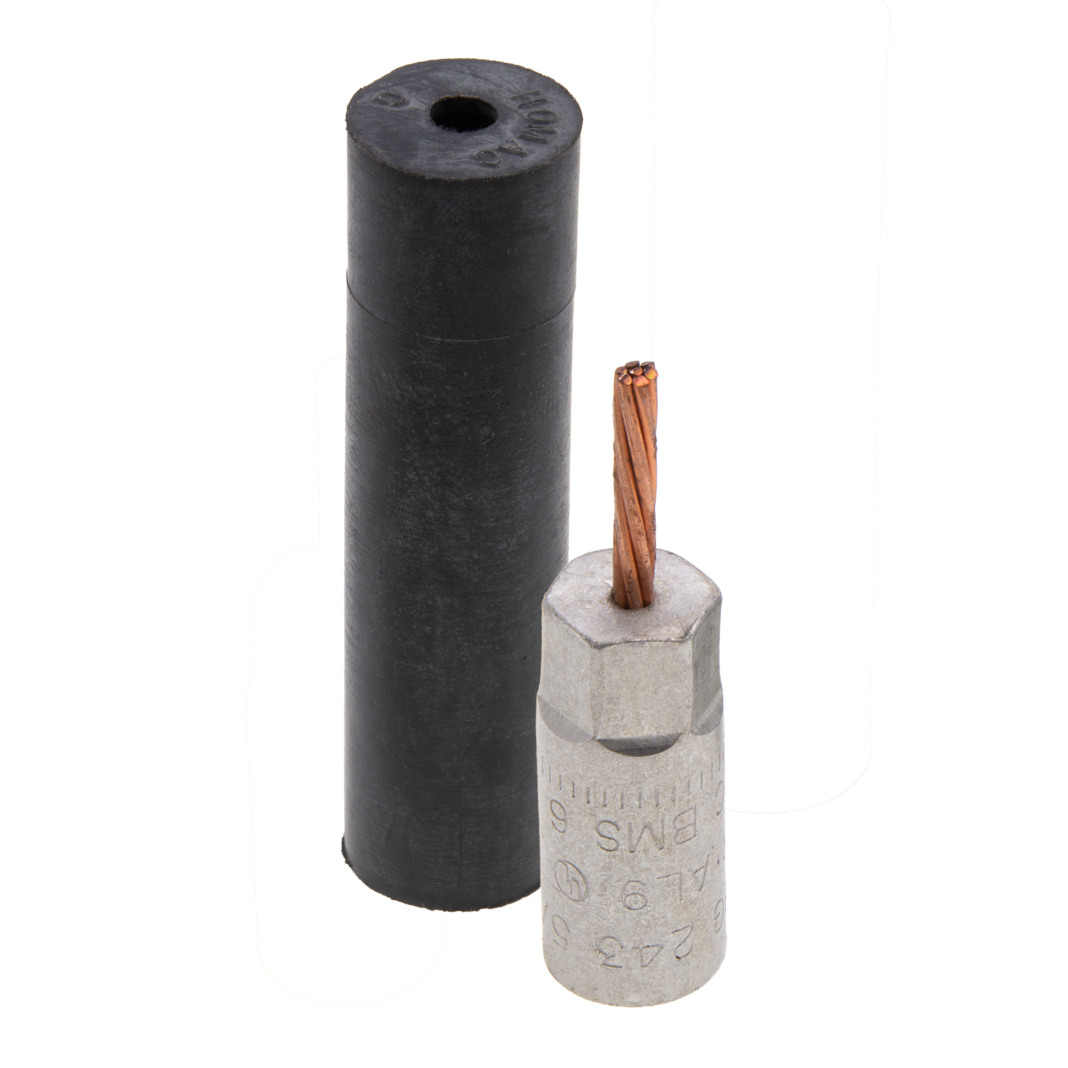 Polaris PT6 Al Pin Terminal Copper Pin 6 AWG - NSI Industries