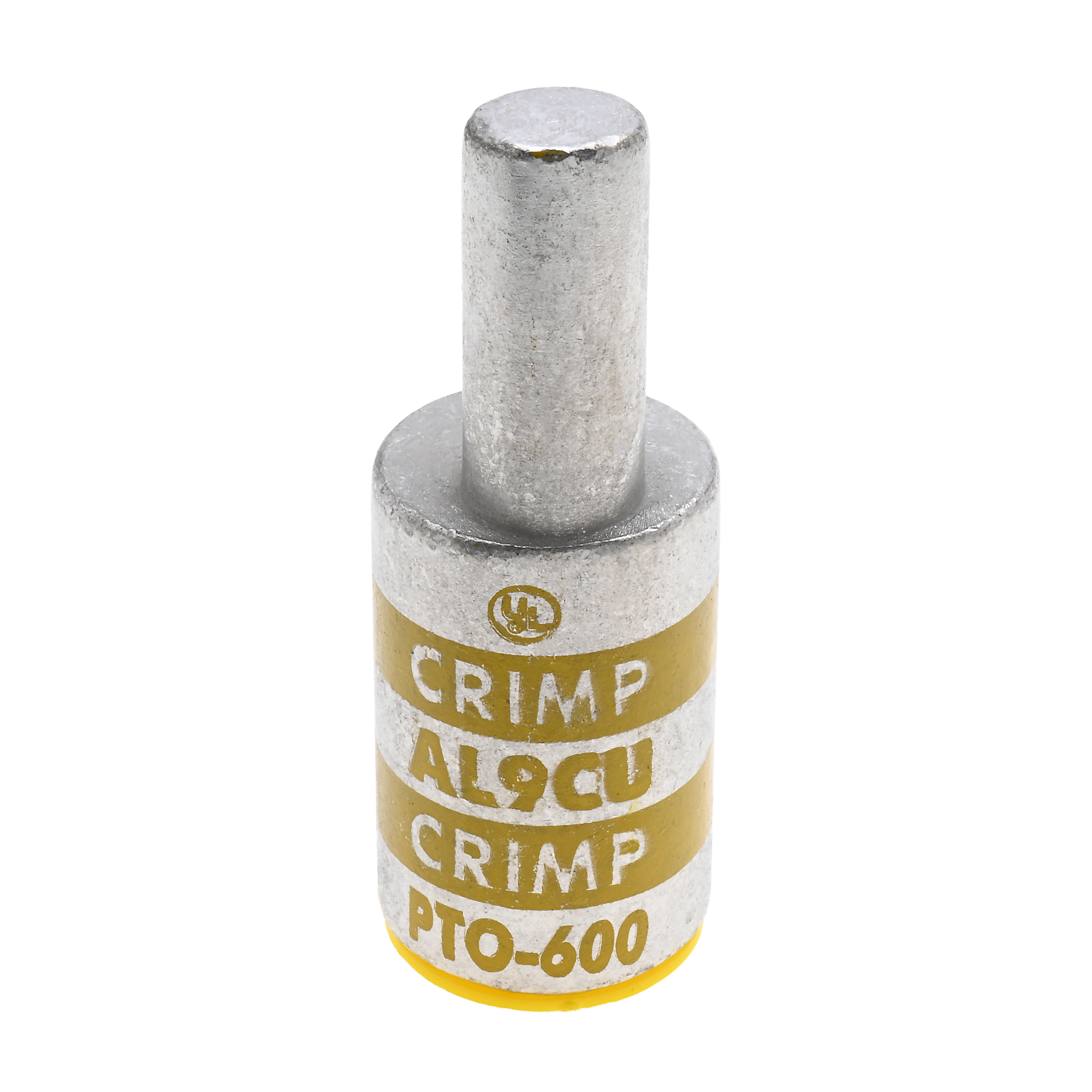 Polaris PTO-600 Offset Aluminium, Tin Plated Pin Terminal, 600 Mcm