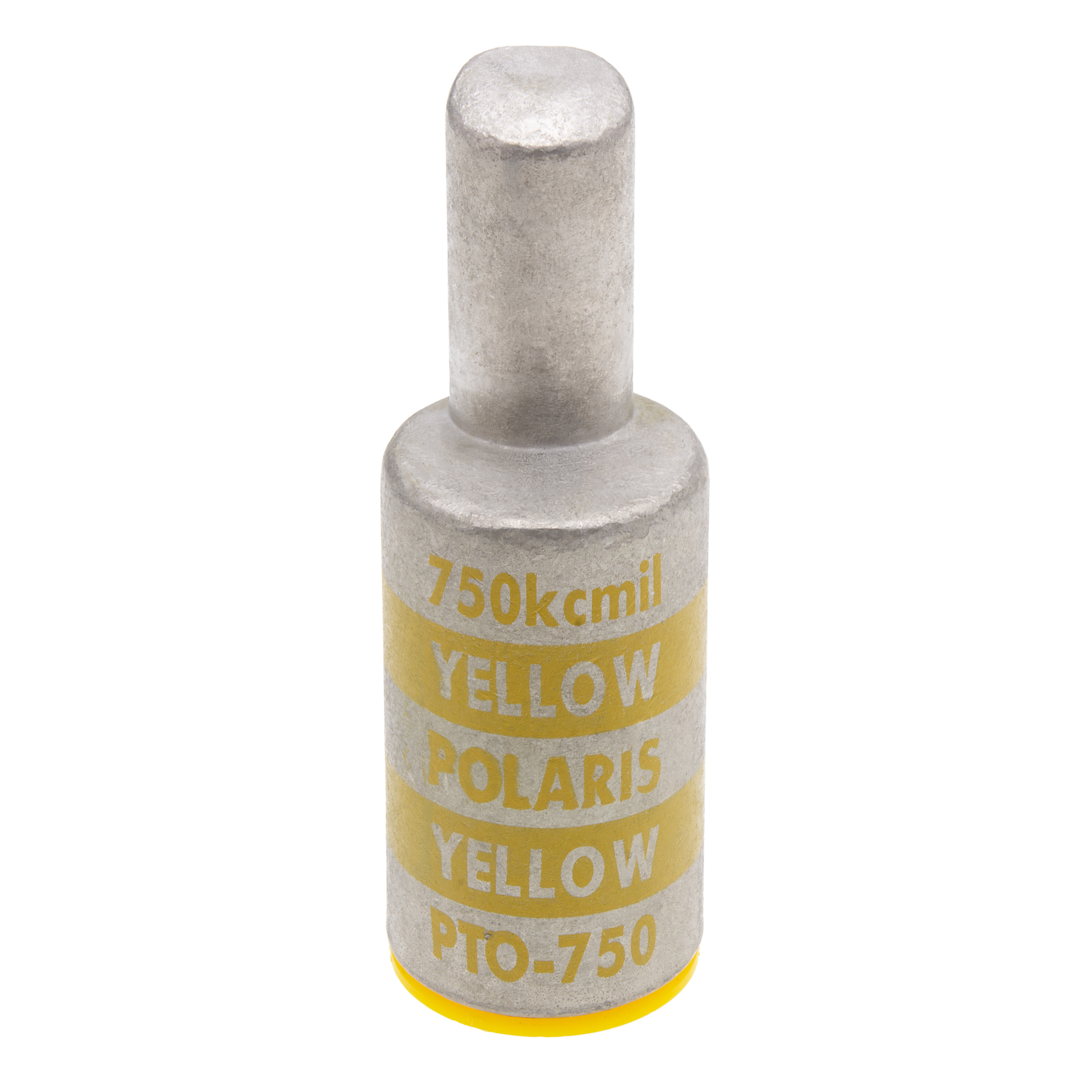 Polaris PTO-750 Offset Aluminium, Tin Plated Pin Terminal, 750 Mcm