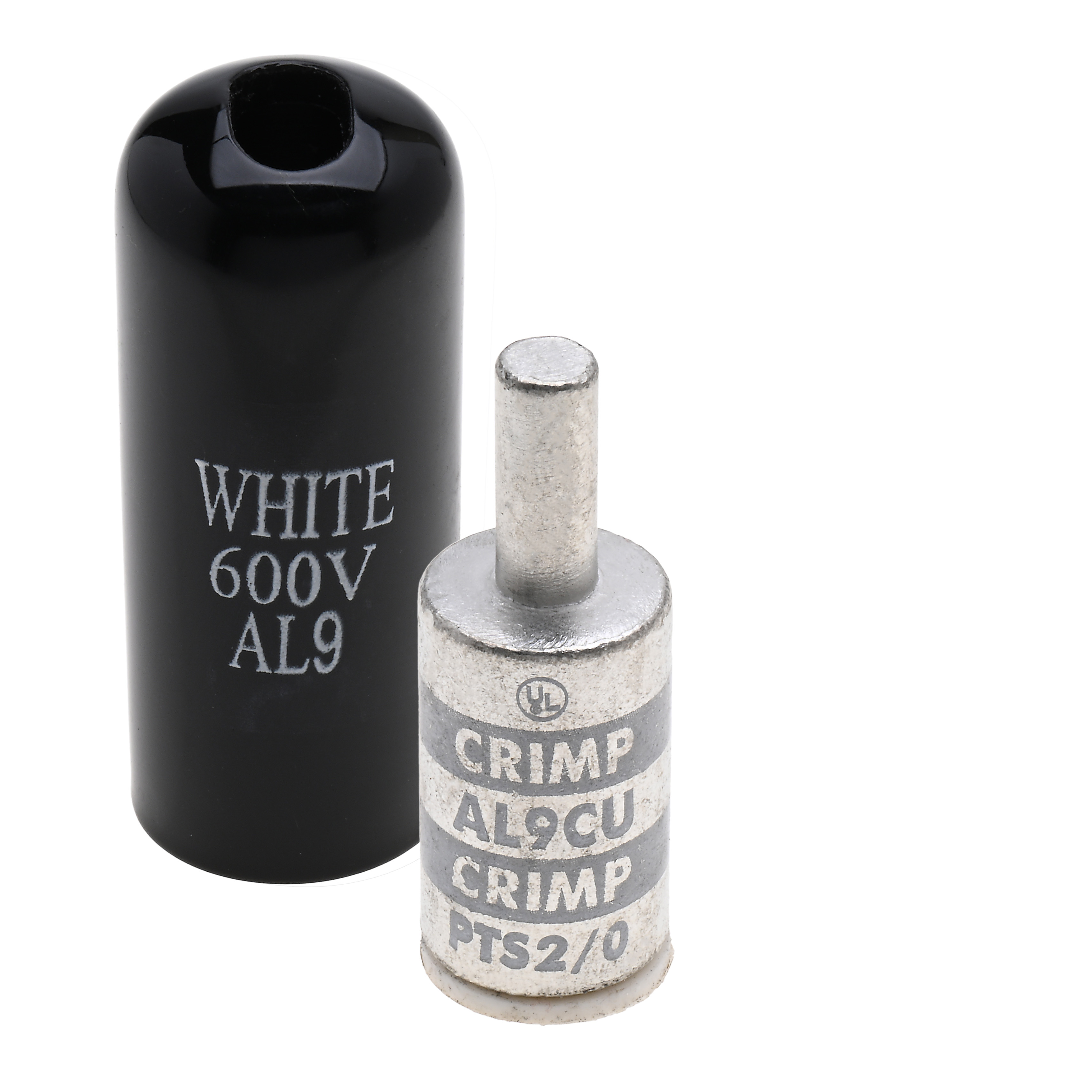 Polaris PTS2/0 Aluminum, Tin Plated Pin Terminal, 2/0 Awg Wire