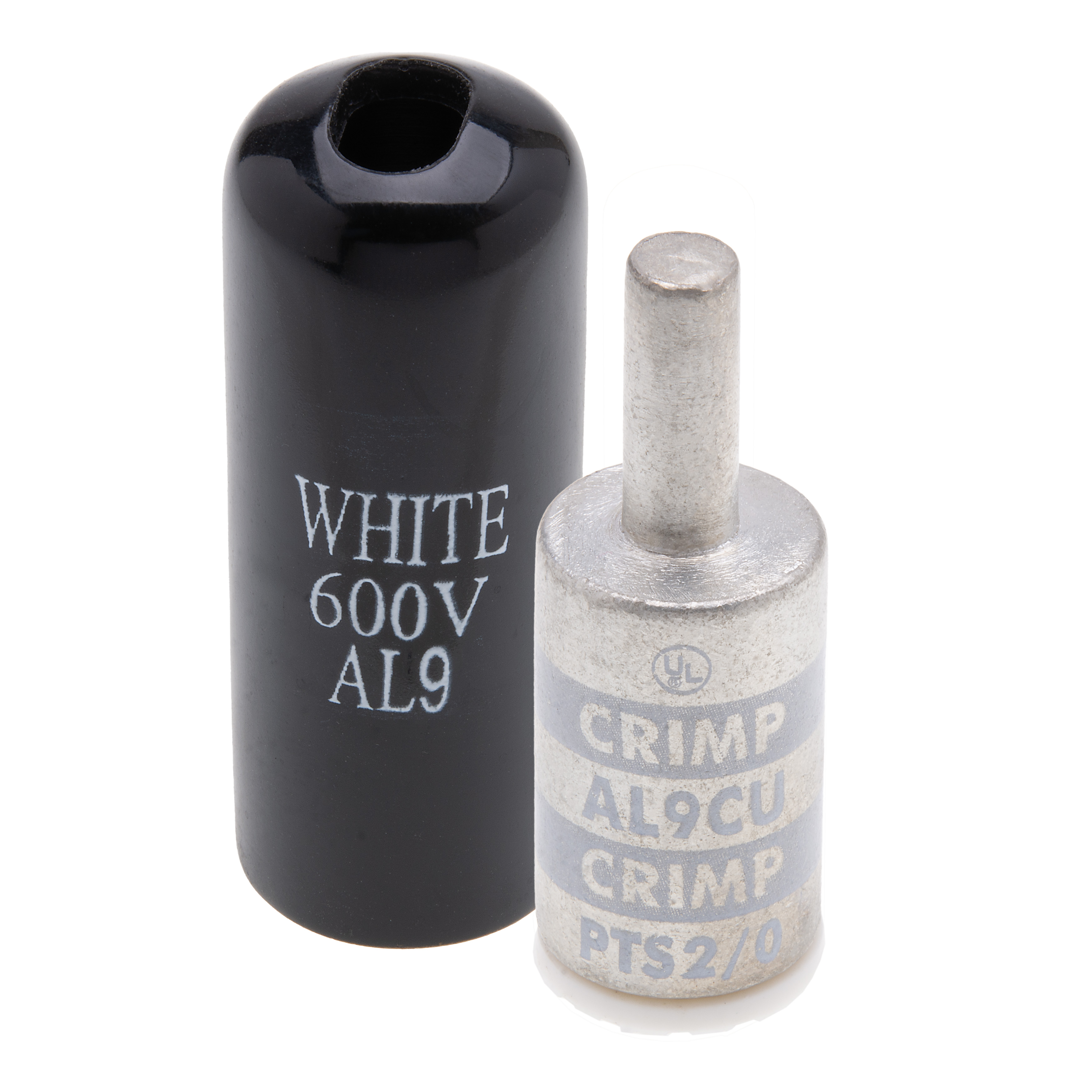 Polaris PTS2/0 Aluminum, Tin Plated Pin Terminal, 2/0 Awg Wire