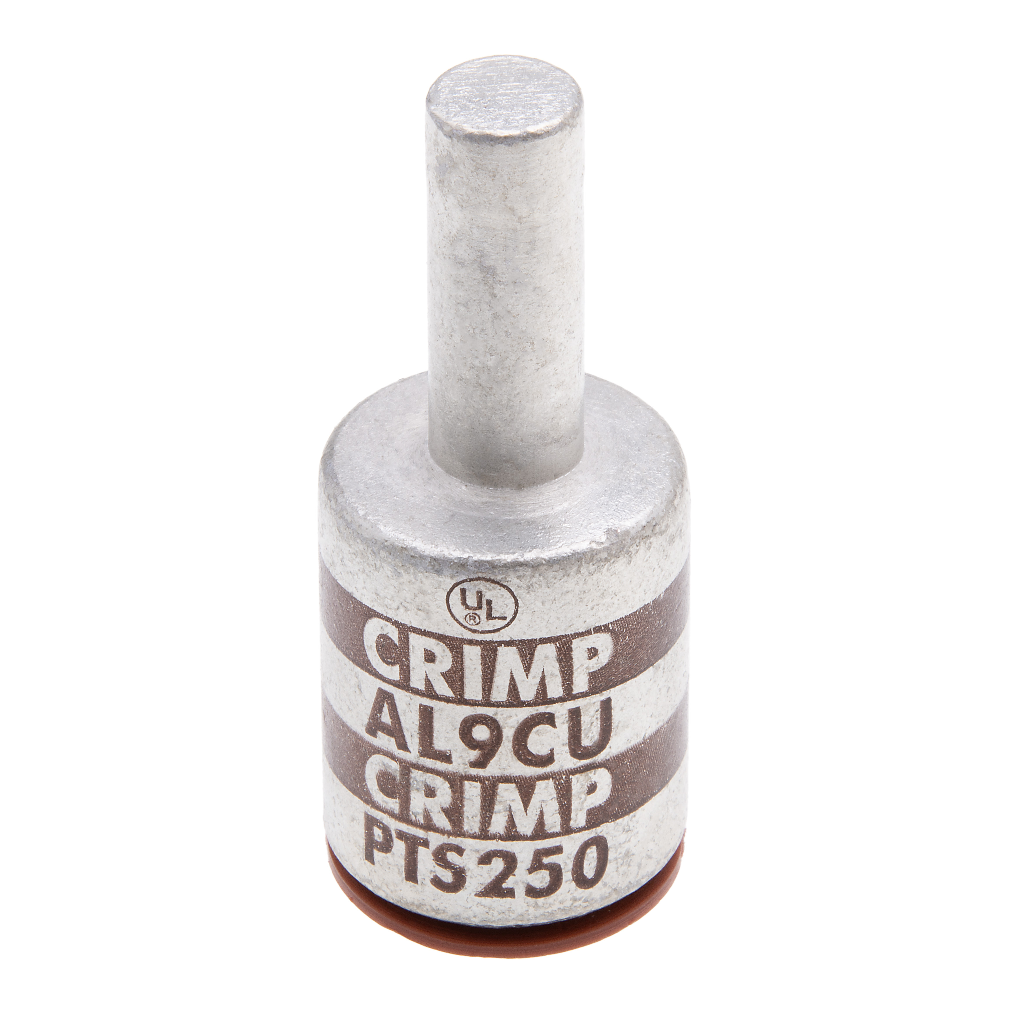 Polaris PTS250 Aluminum, Tin Plated Pin Terminal, 250 Mcm Wire