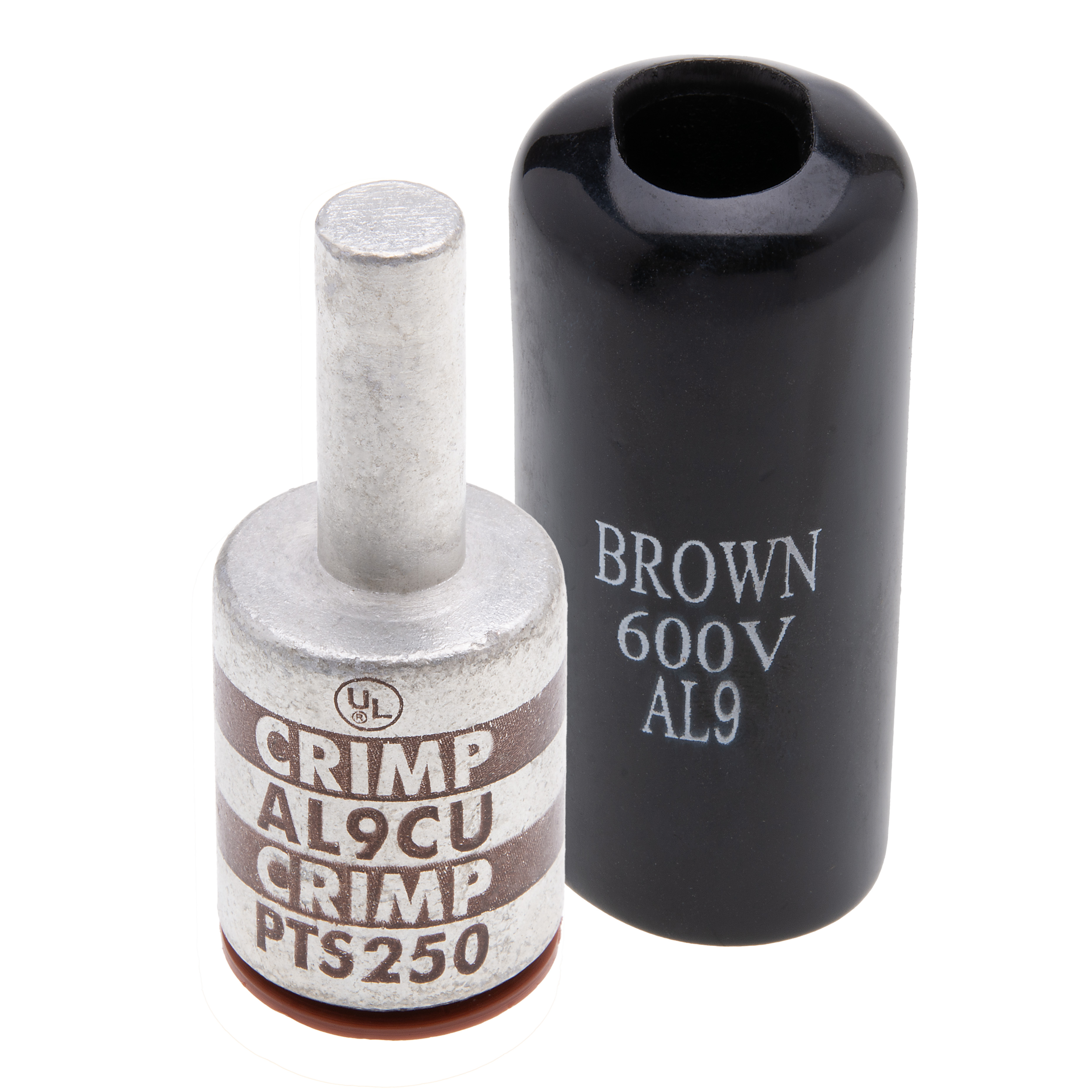 Polaris PTS250 Aluminum, Tin Plated Pin Terminal, 250 Mcm Wire