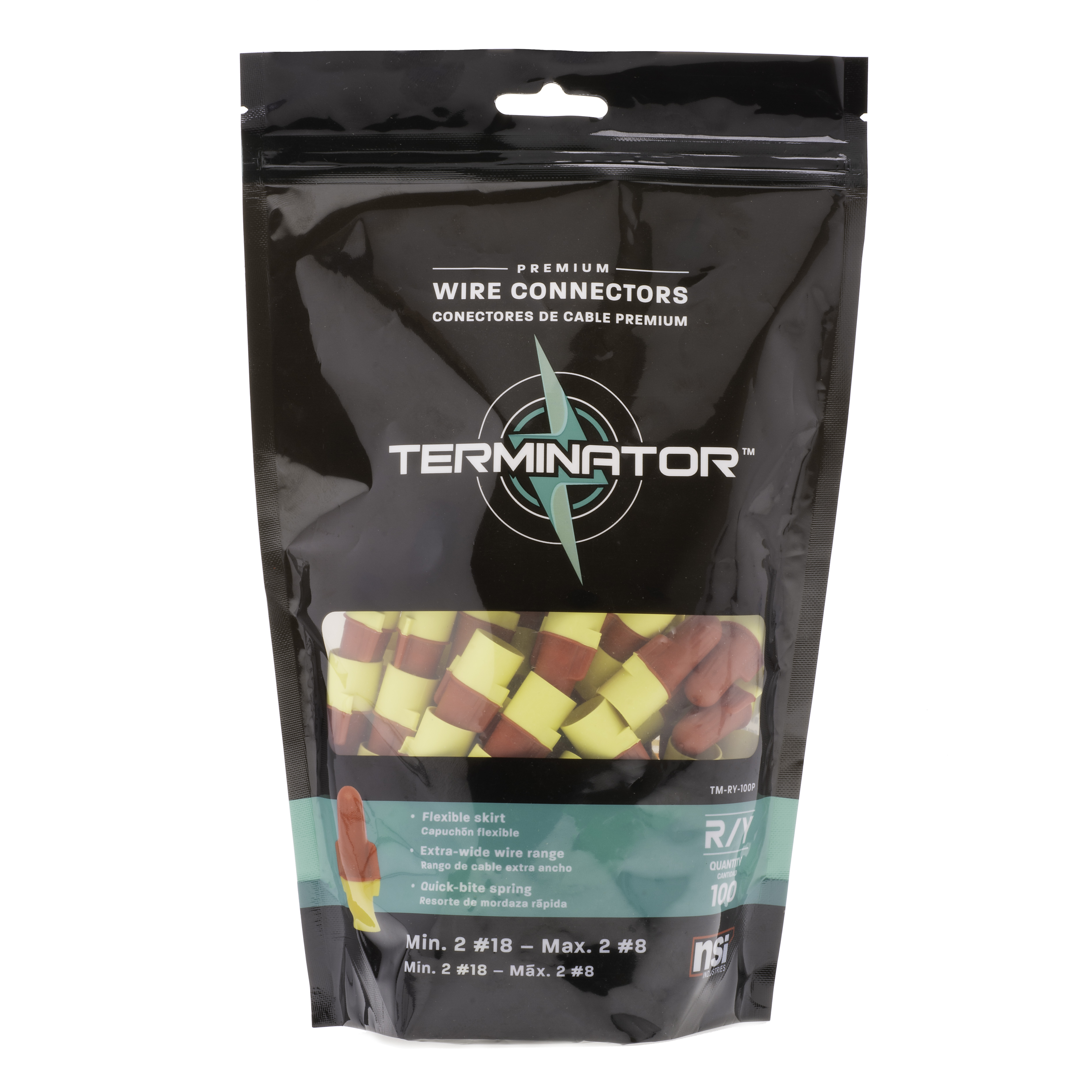 その他 ren TERMINATOR TM-RY-100P Terminator Red/Yellow 100Pc Pouch - NSI