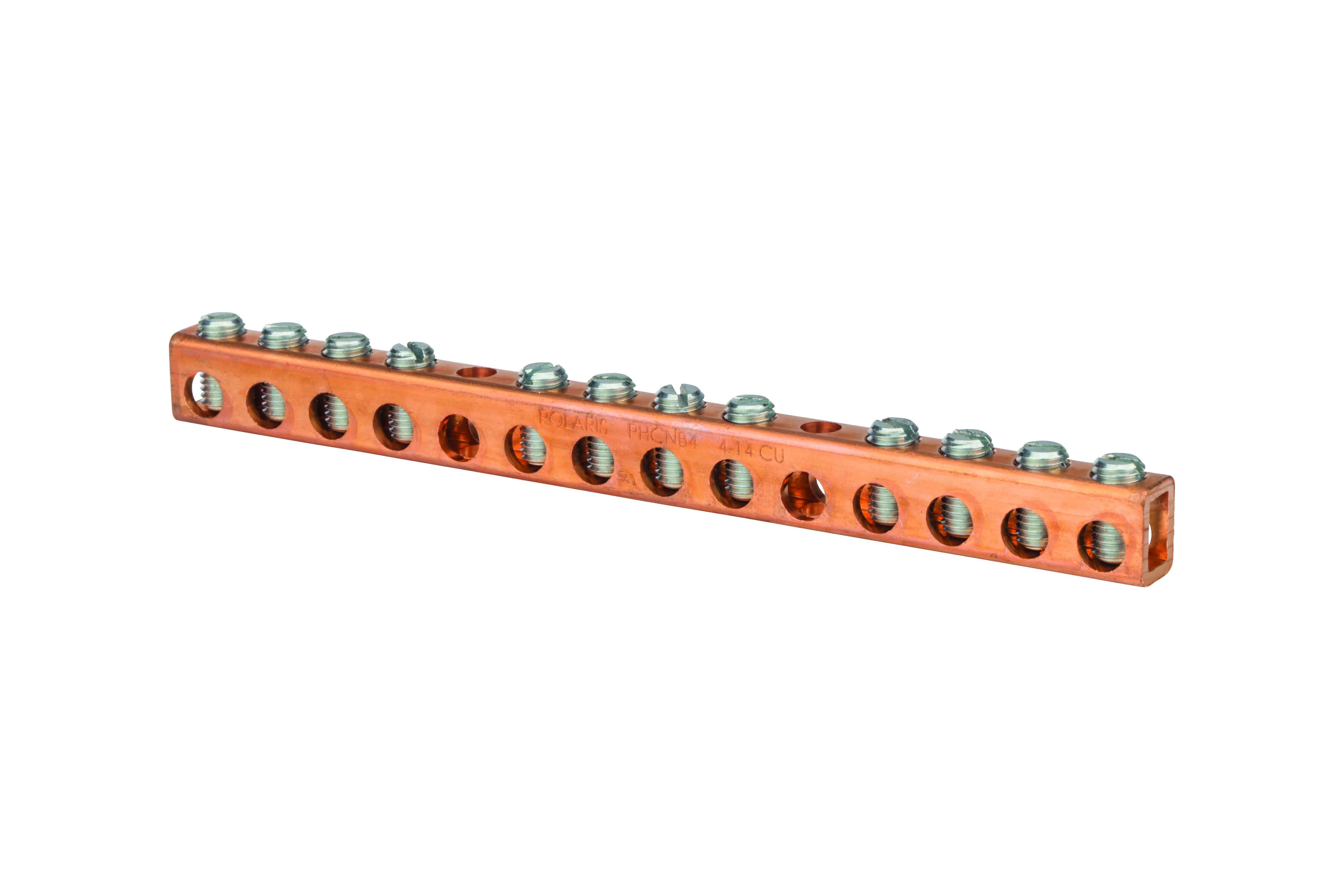 Polaris CN70-14-1 Neutral Bar Copper 12 Circuit - NSI Industries
