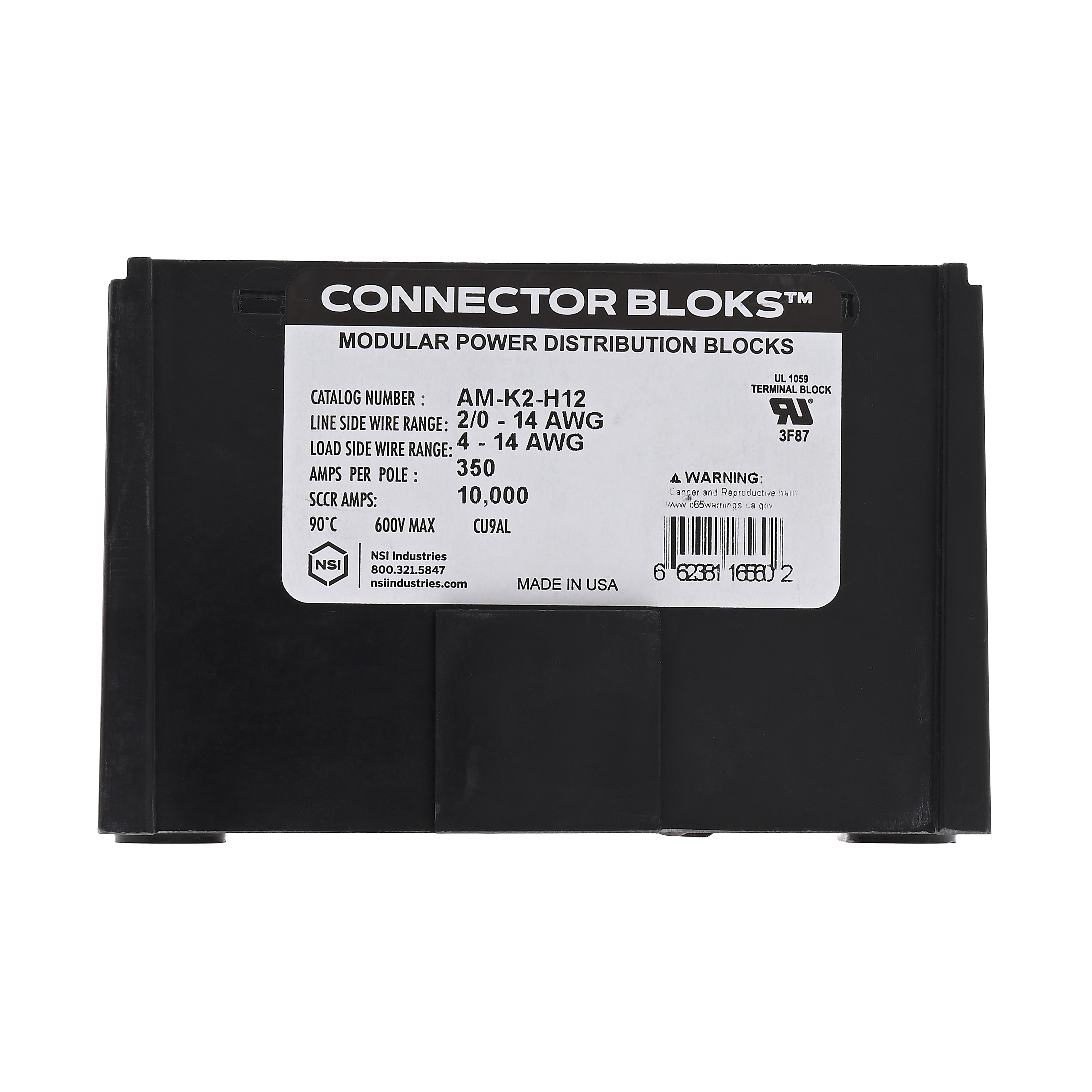 Polaris AM-K2-H12 Pwr Dist 2x2/0-14 Line 12x4-14Load - NSI Industries