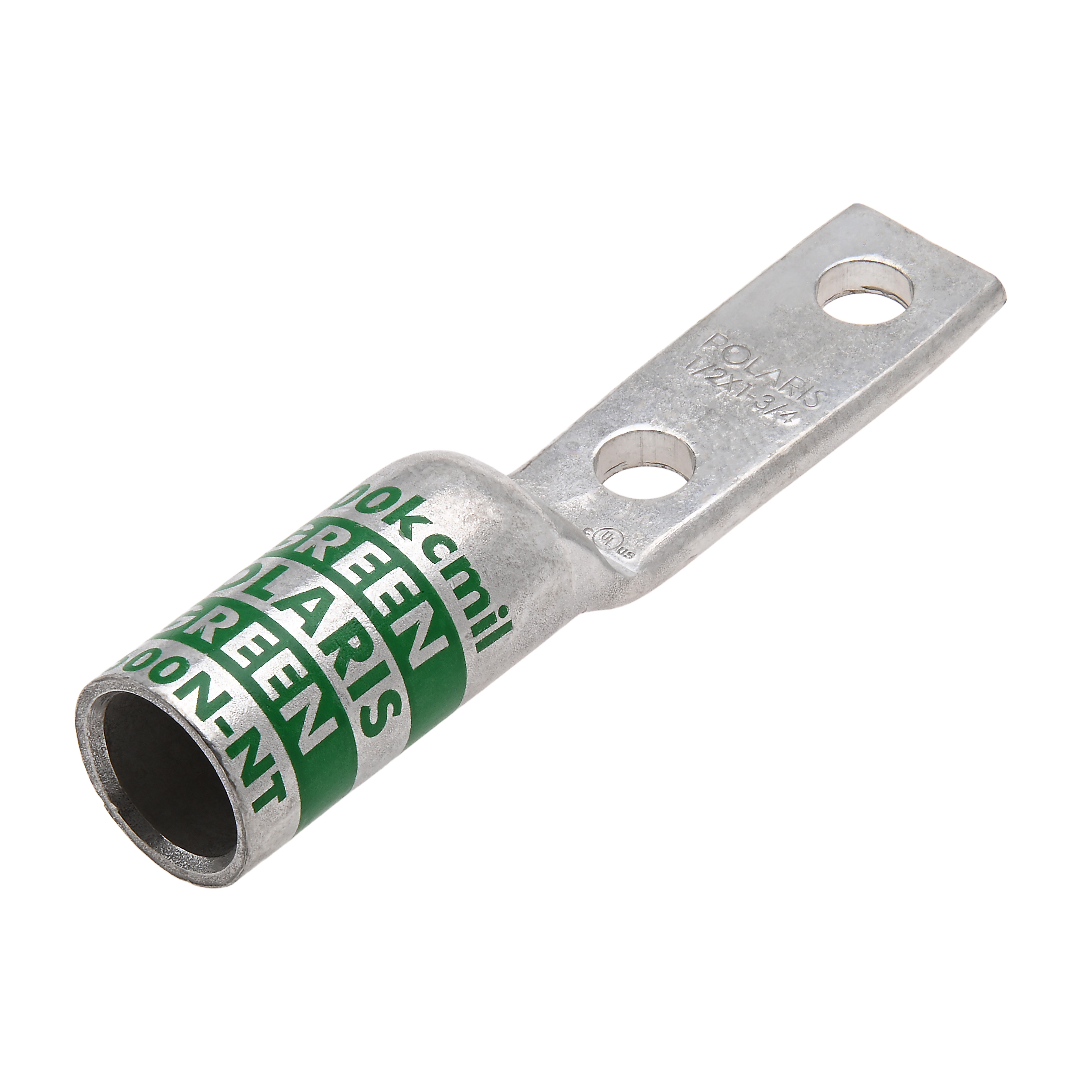 【NS】 Polaris L600N-NT 600 MCM Cu Compression Lug, 1/2 IN 2 Hole, Narrow
