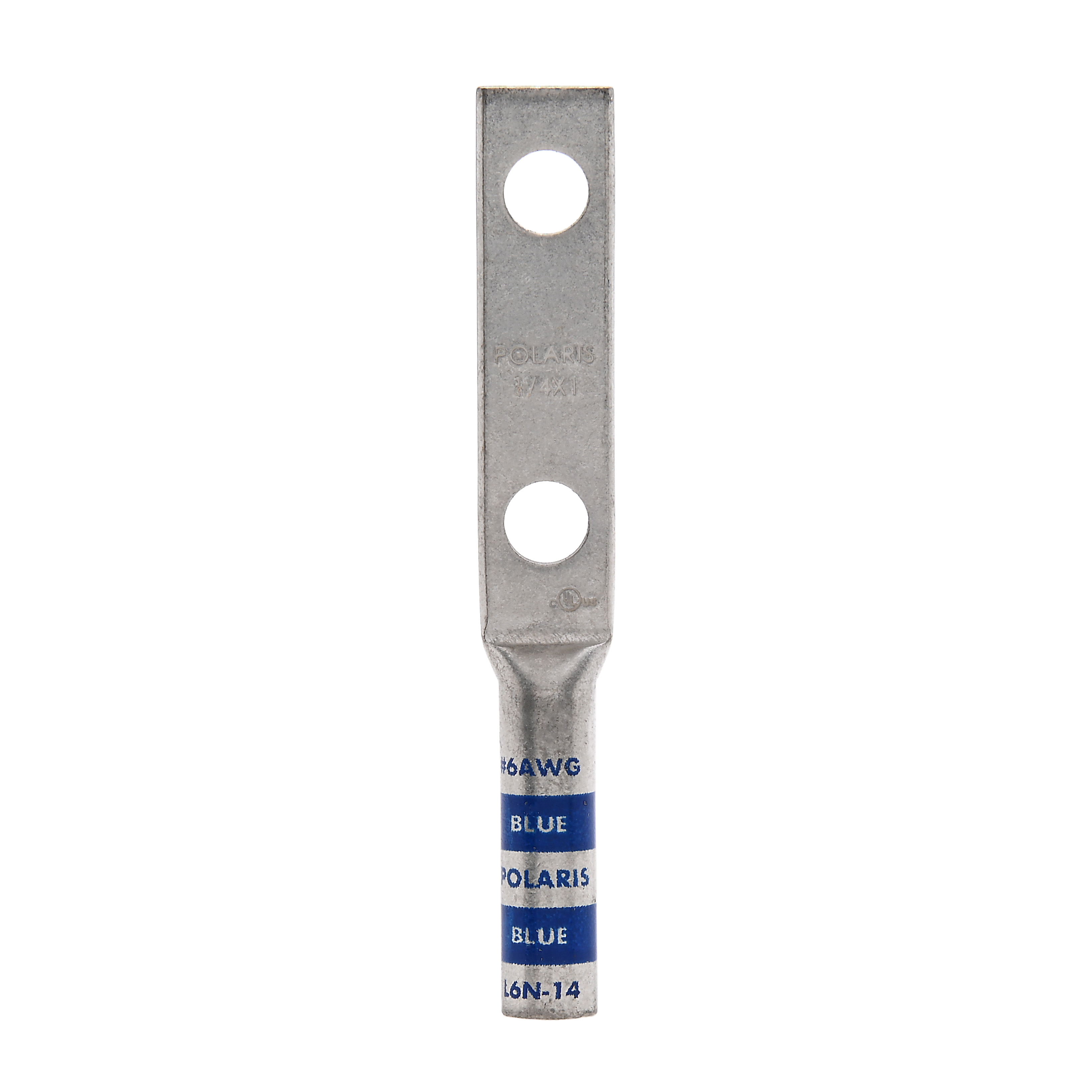 LC NuléNulé 6本 Polaris L6N-14 CMP Lug Cu Long 6 AWG 1/4 Blt 1IN Spc - NSI Industries