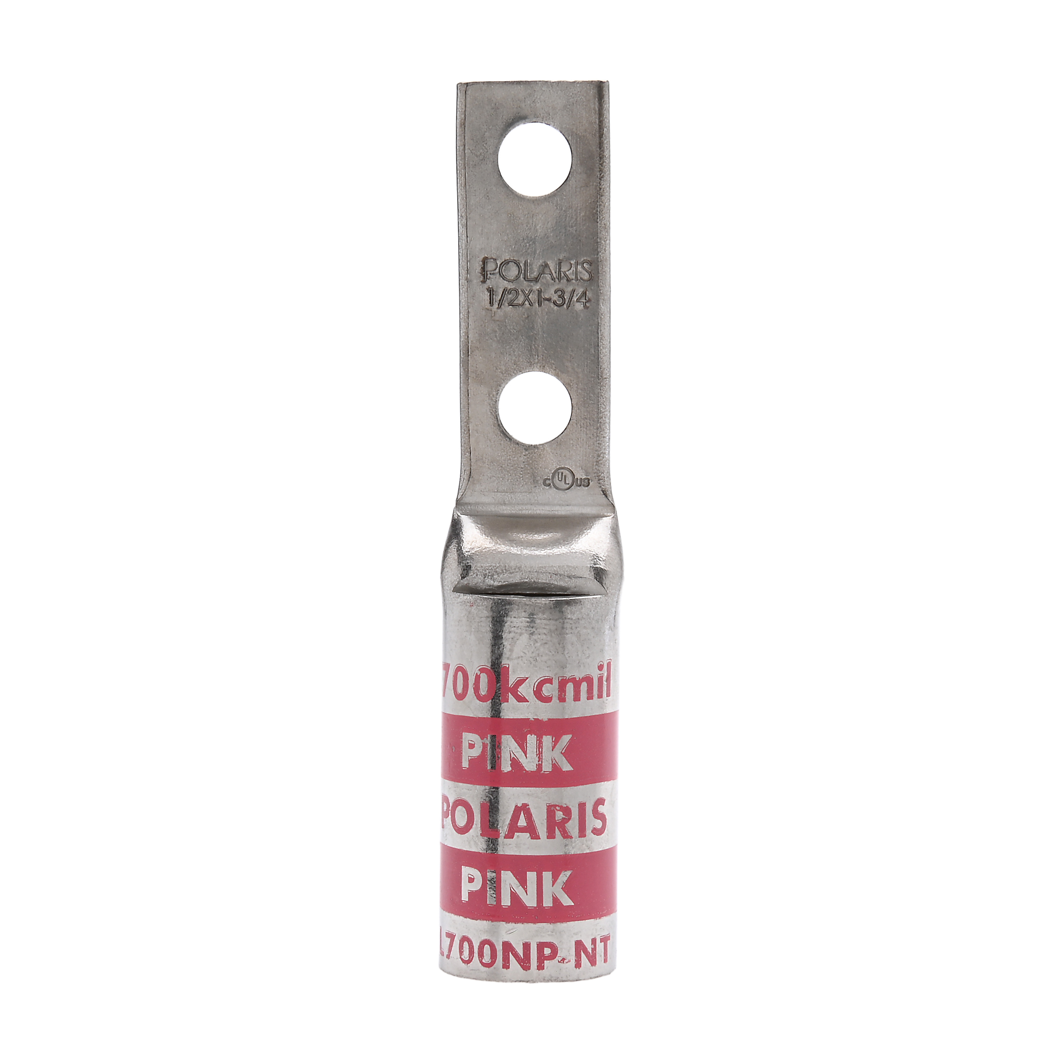 Polaris L700NP-NT 700 MCM Cu Compression Lug, 1/2 IN 2 Hole