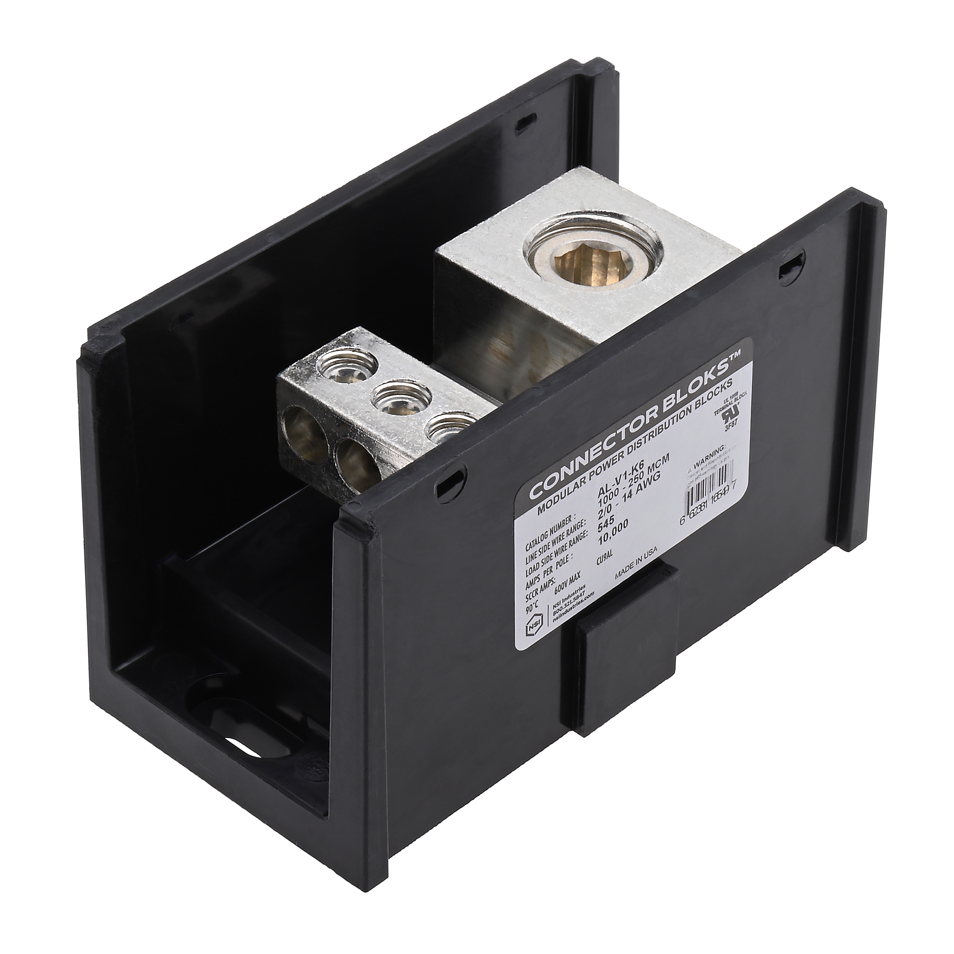 Polaris AL-V1-K6 (1) 1000- Mcm 250 Mcm Primary (6) 2/0-14