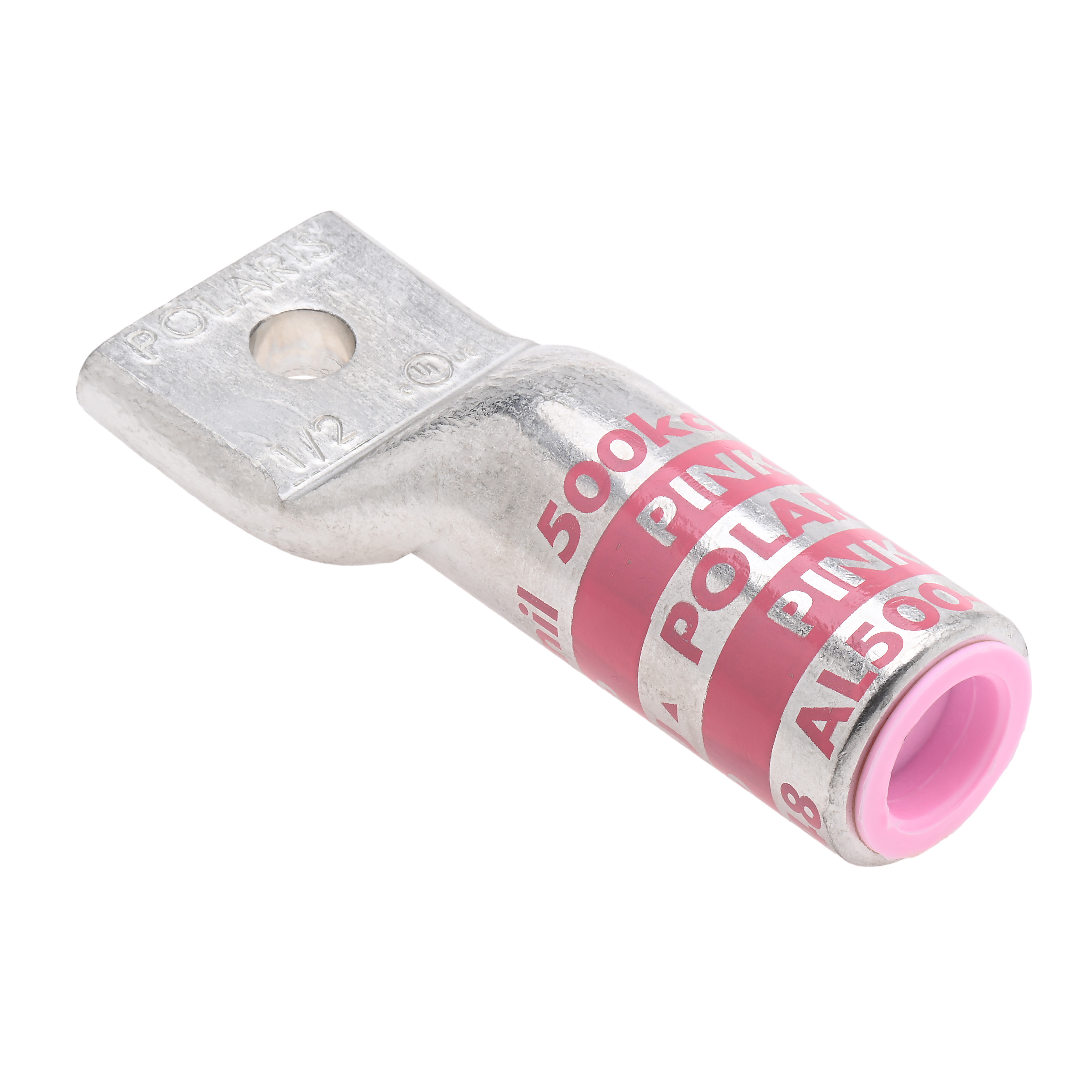 Polaris AL500-48 500 Mcm Alum Compression Lug, 1/2 Bolt Size (Al