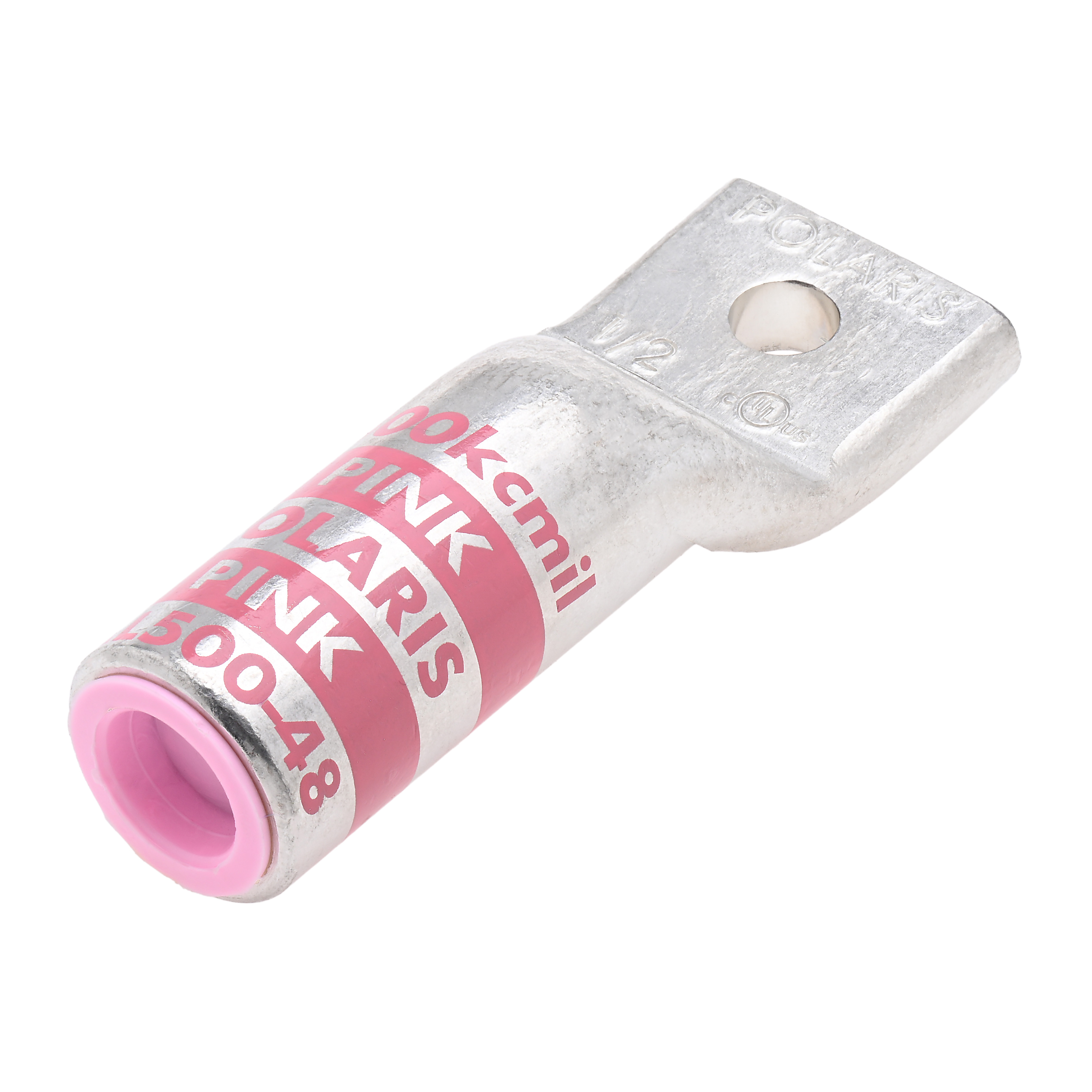 Polaris AL500-48 500 Mcm Alum Compression Lug, 1/2 Bolt Size (Al