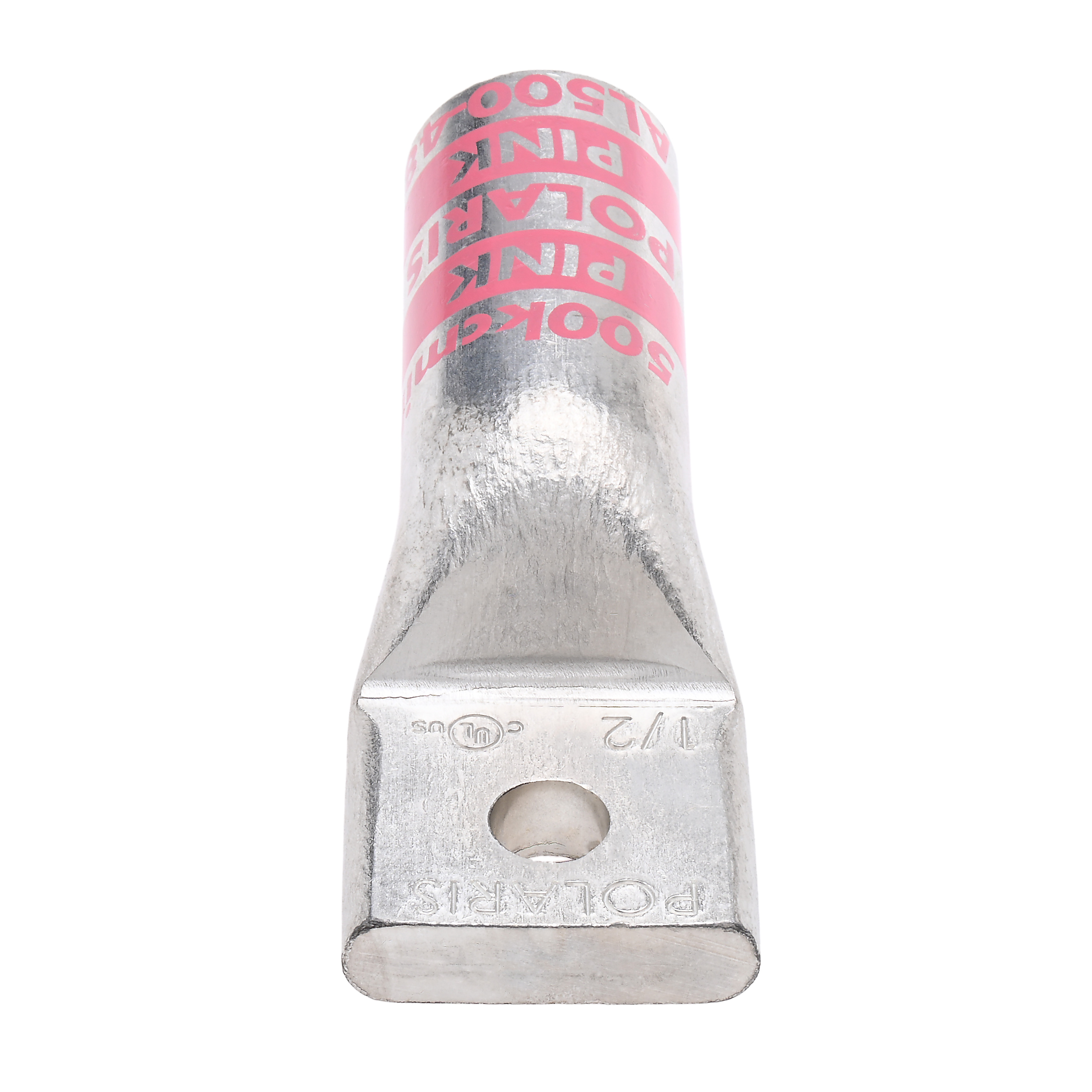 Polaris AL500-48 500 Mcm Alum Compression Lug, 1/2 Bolt Size (Al