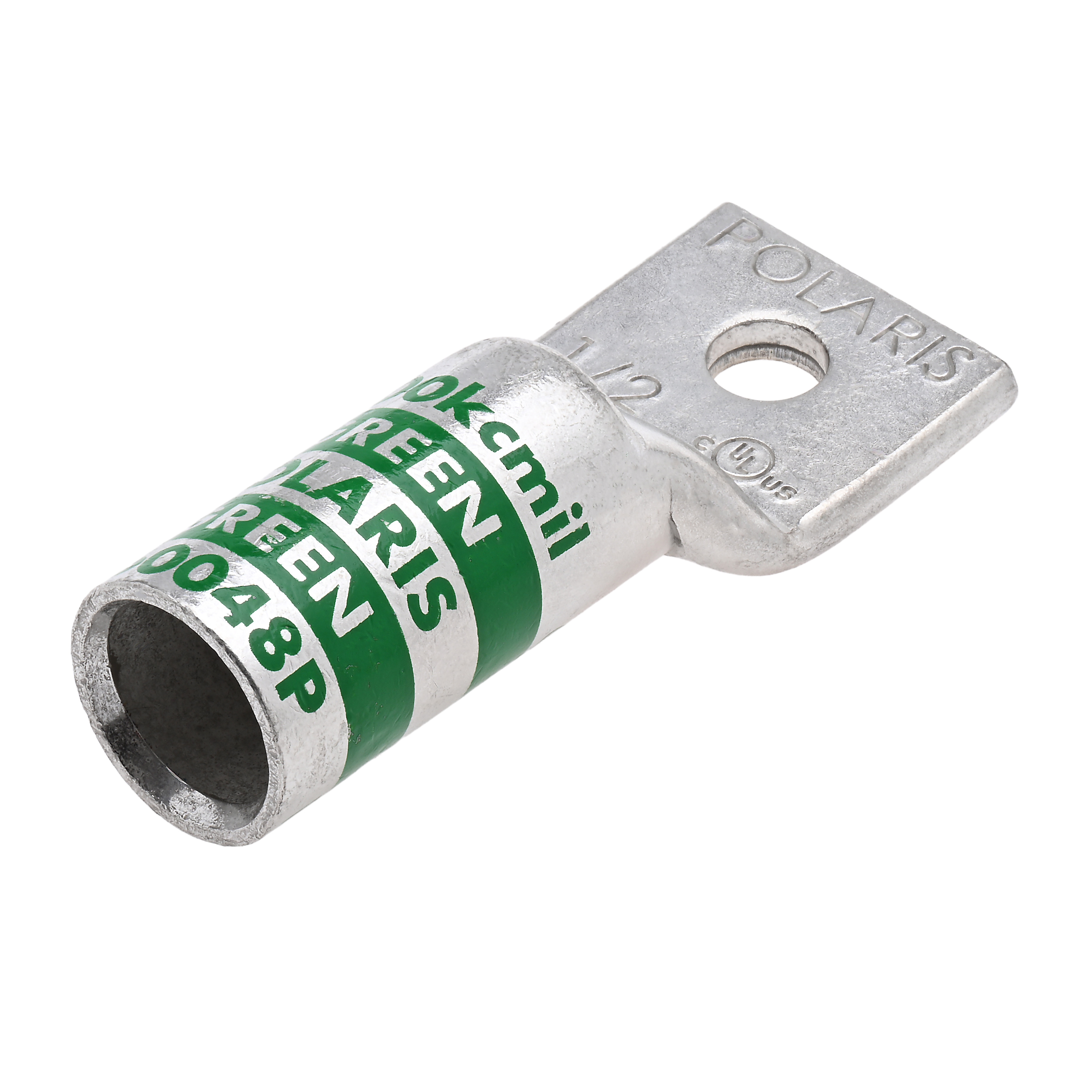 Polaris L60048P 600 MCM Cu Compression Lug, 1/2 IN 1 Hole
