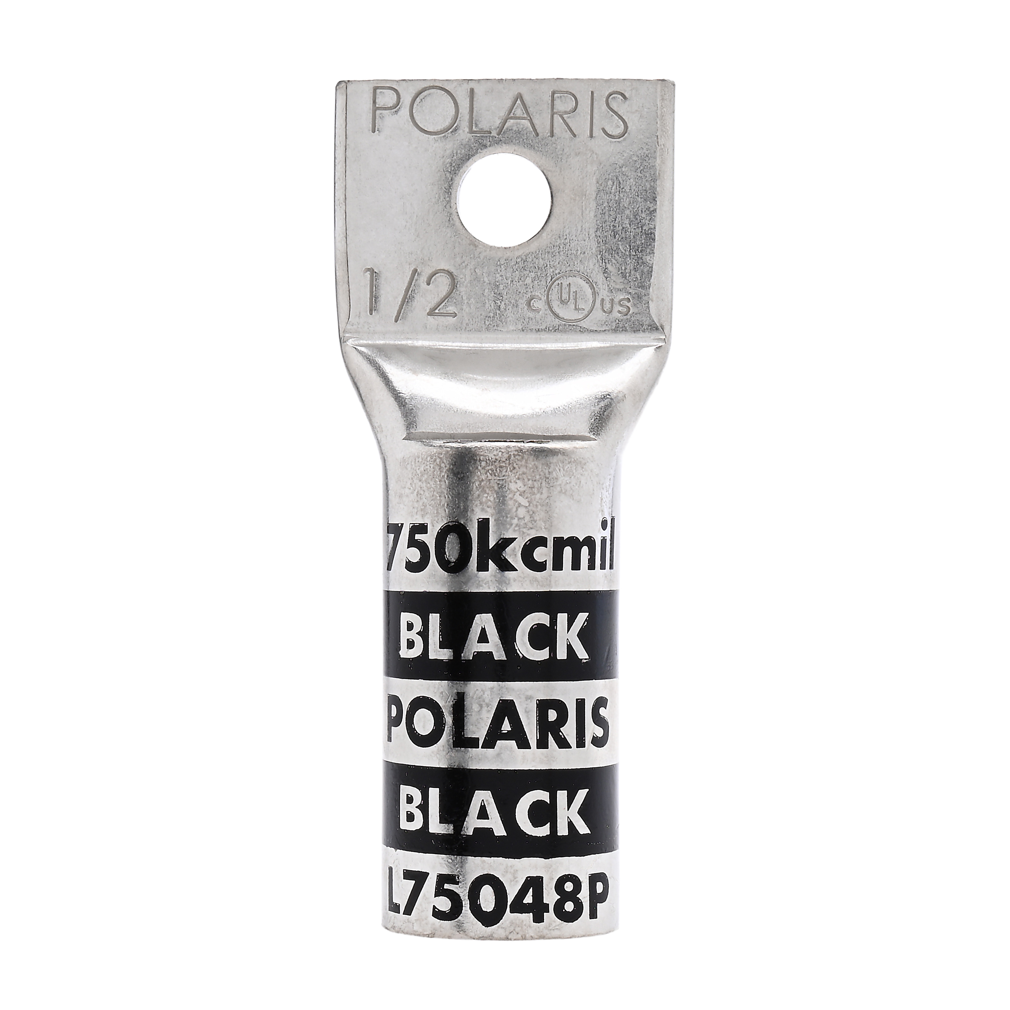 Polaris L75048P 750 MCM Cu Compression Lug, 1/2 IN 1 Hole